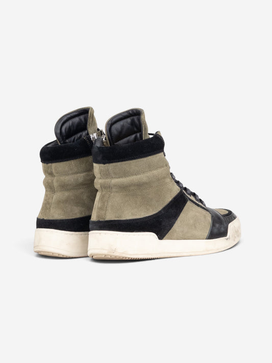 Balmain x H&M AW14 Basket High-Top Sneakers – back view