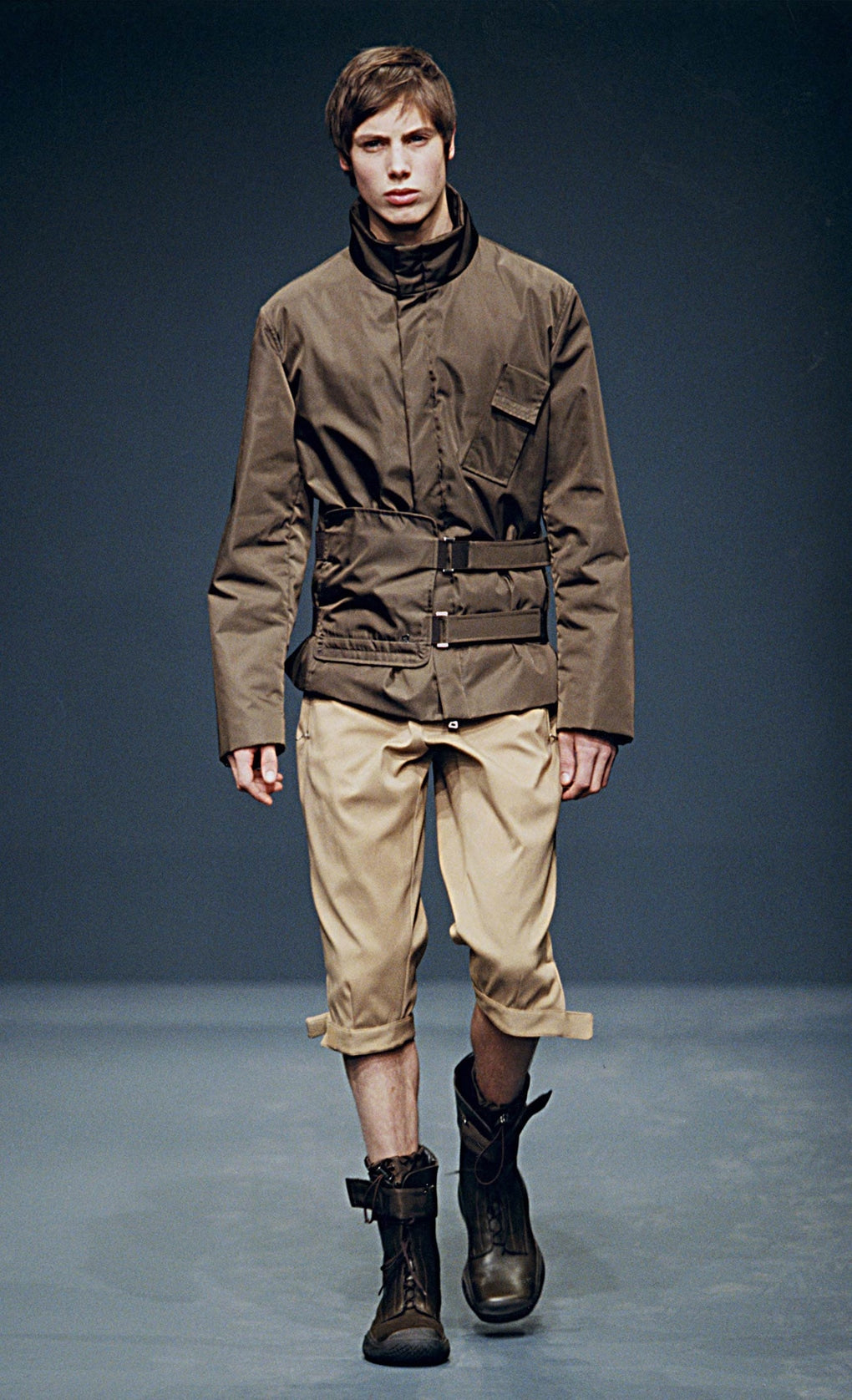 Prada AW99 Square Toe Vibram Combat Boots