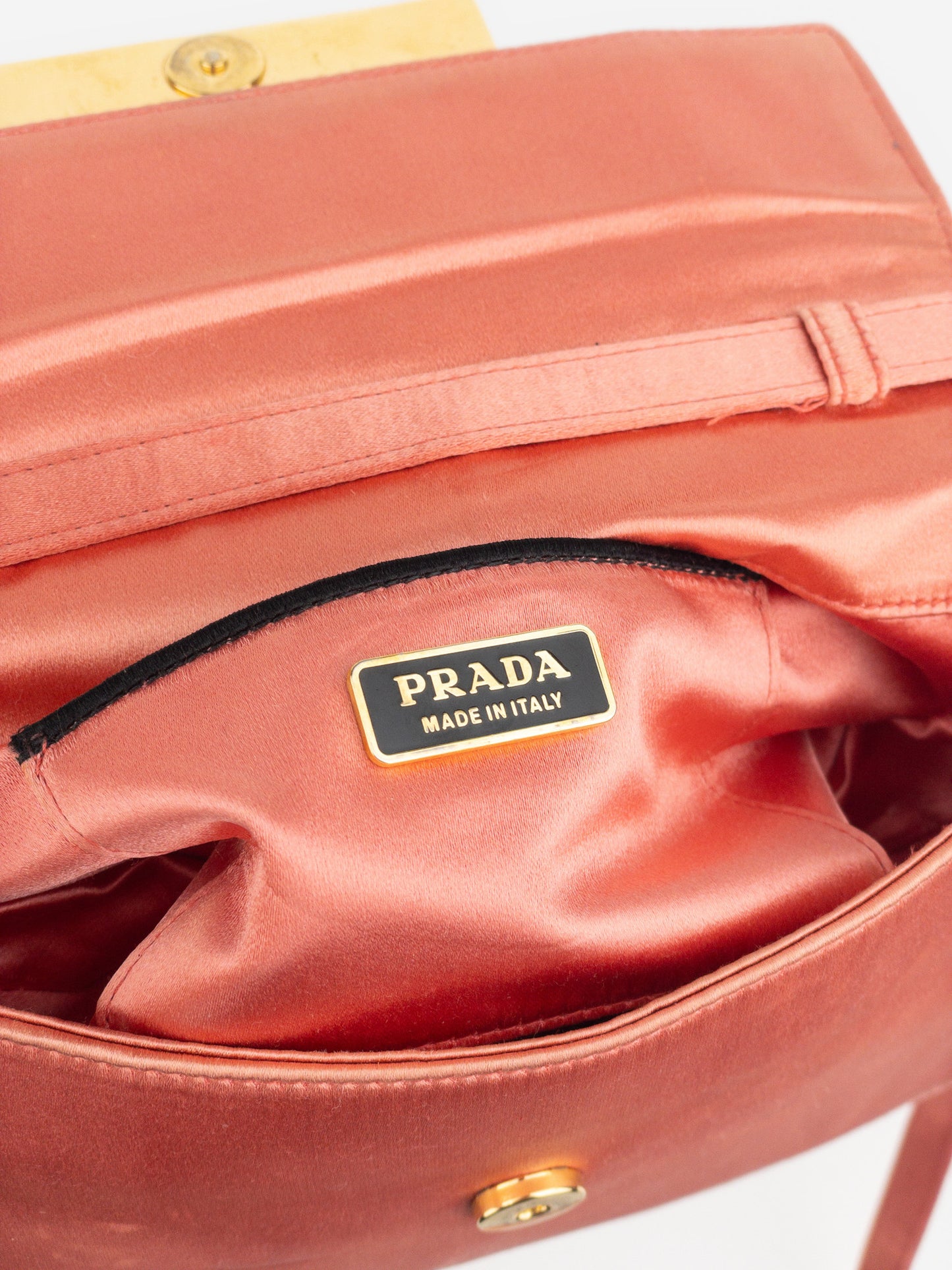 Prada 2000s Raso Gem Stones Satin Evening Crossbody Bag
