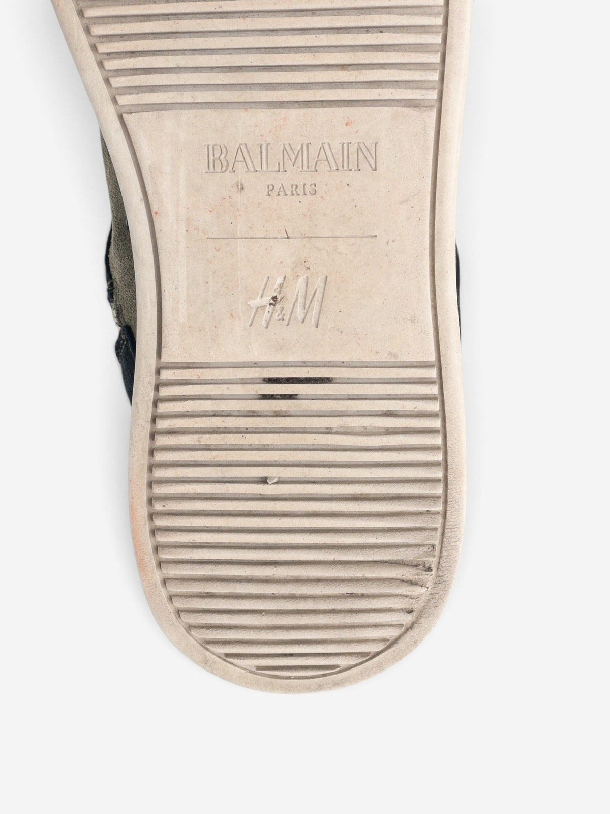 Balmain x H&M AW14 Basket High-Top Sneakers – detail view