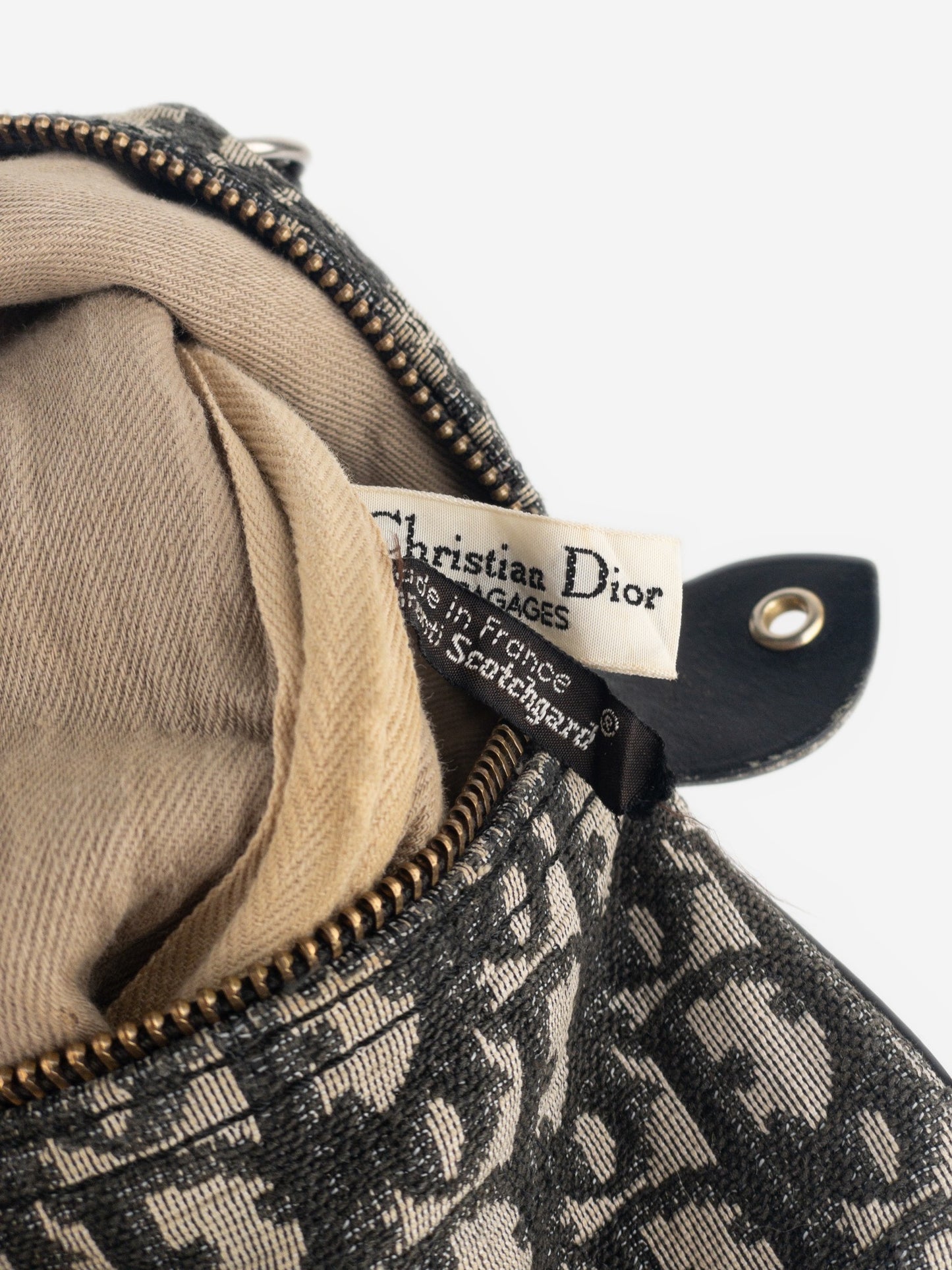 Dior 1980s Oblique Diorissimo Monogram Mini Boston Shoulder Bag