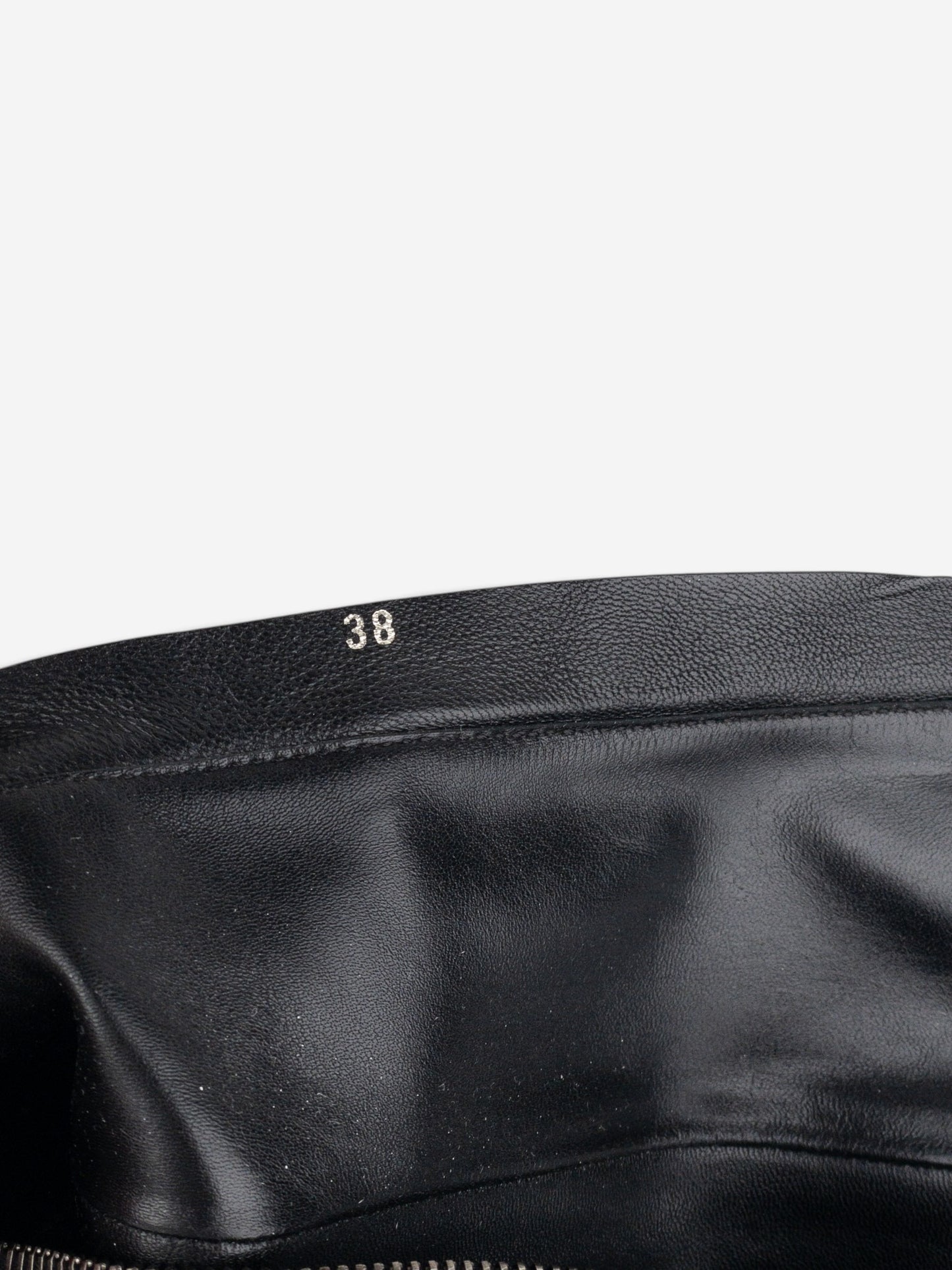 Prada 2000s Knee High Double-Buckle Riding Boots – detail view