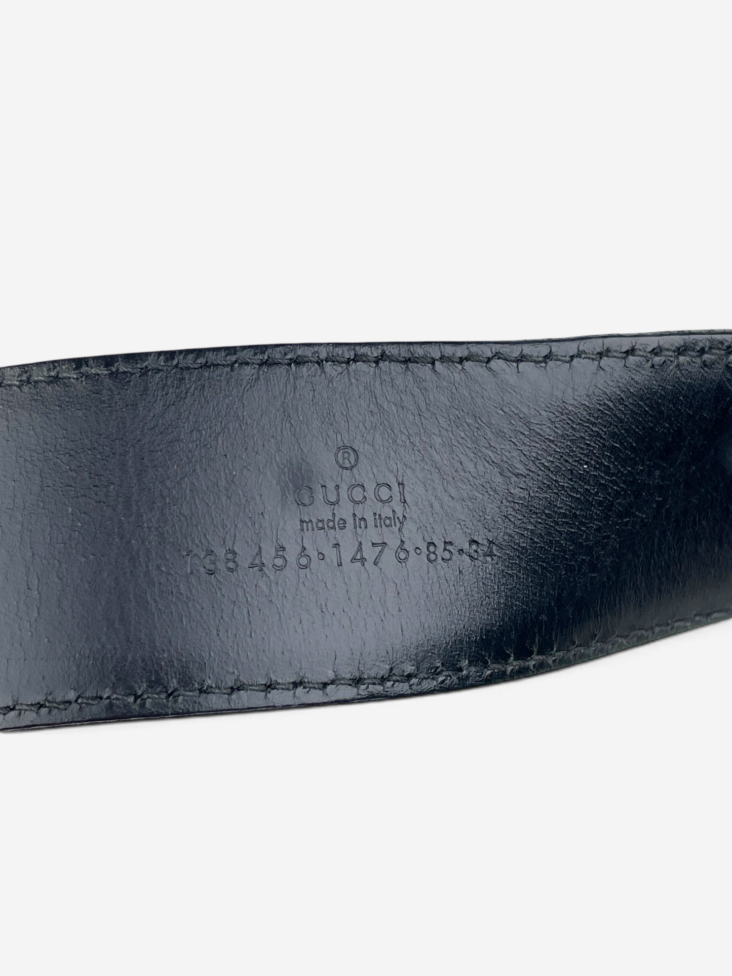 Gucci by Frida Giannini 2010s Bamboo Buckle Leather Belt – detail view 2