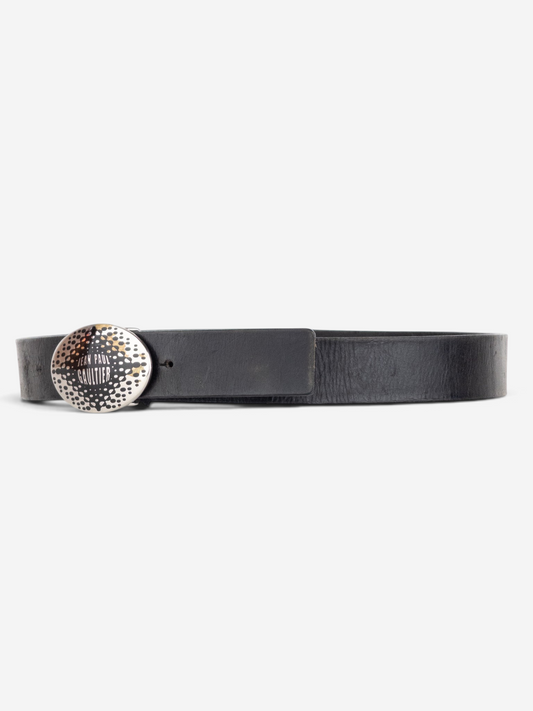 Jean Paul Gaultier 1990s Logo Buckle Belt – product view 2