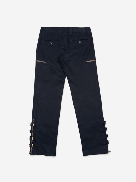 Dolce & Gabbana AW03 Multi-Buckle Bondage Biker Pants – view 6