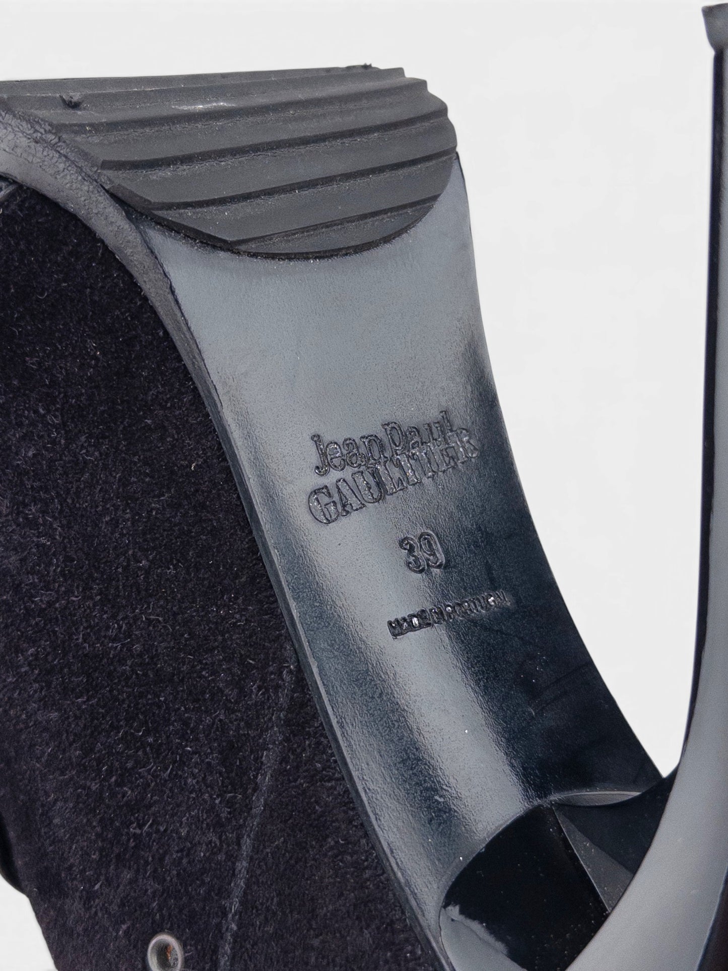 Jean Paul Gaultier AW13 Bondage Chelsea Ankle Heel Boots – product view 6