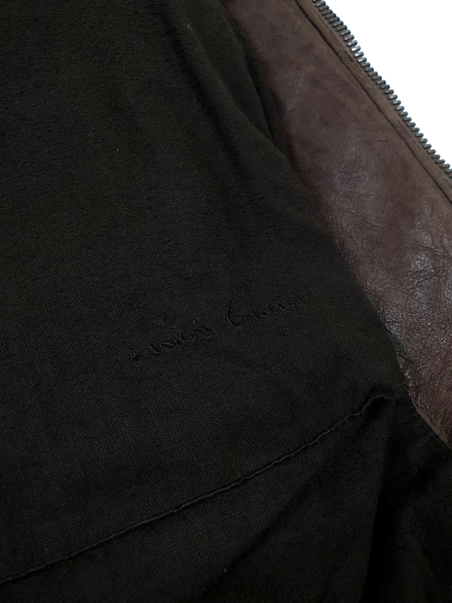 Rick Owens Hammered-Lamb Leatherjacket