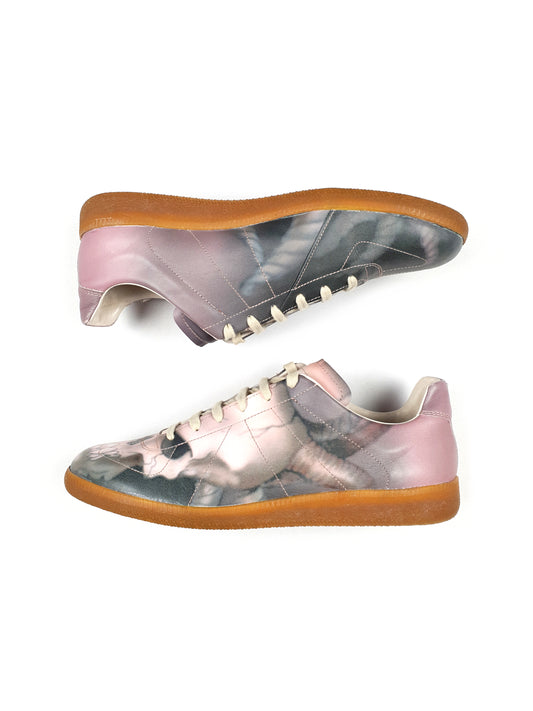 Maison Margiela Handpainted Gat Skull-Replica Sneakers