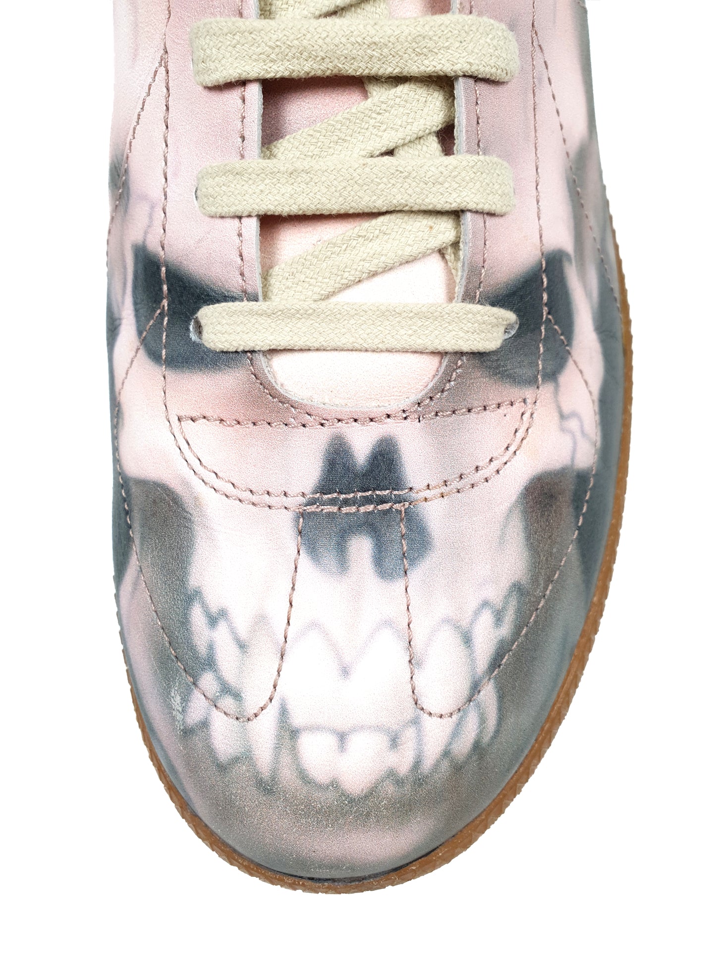 Maison Margiela Handpainted Gat Skull-Replica Sneakers