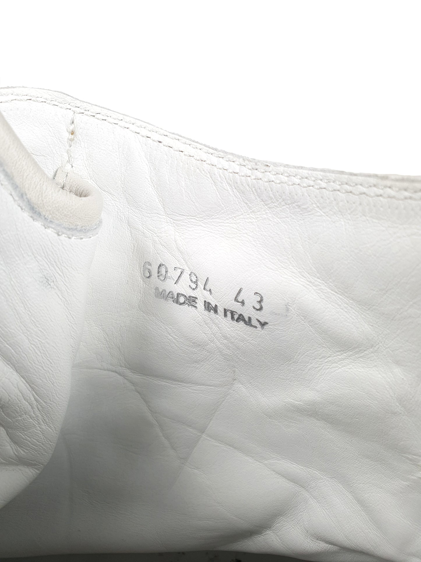 Rick Owens Mainline Ramones Milk Sneakers