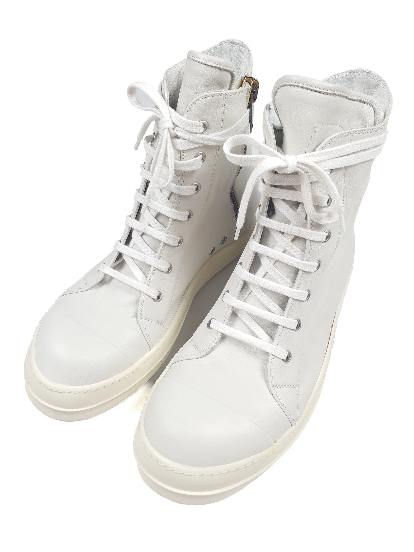 Rick Owens Mainline Ramones Milk Sneakers
