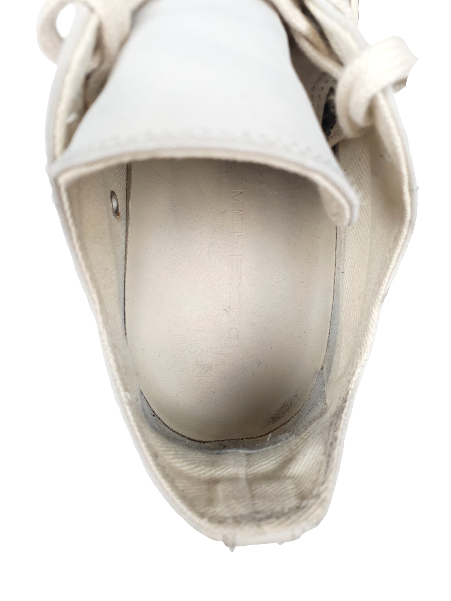 Rick owens DRKSHDW Ramones low pearl