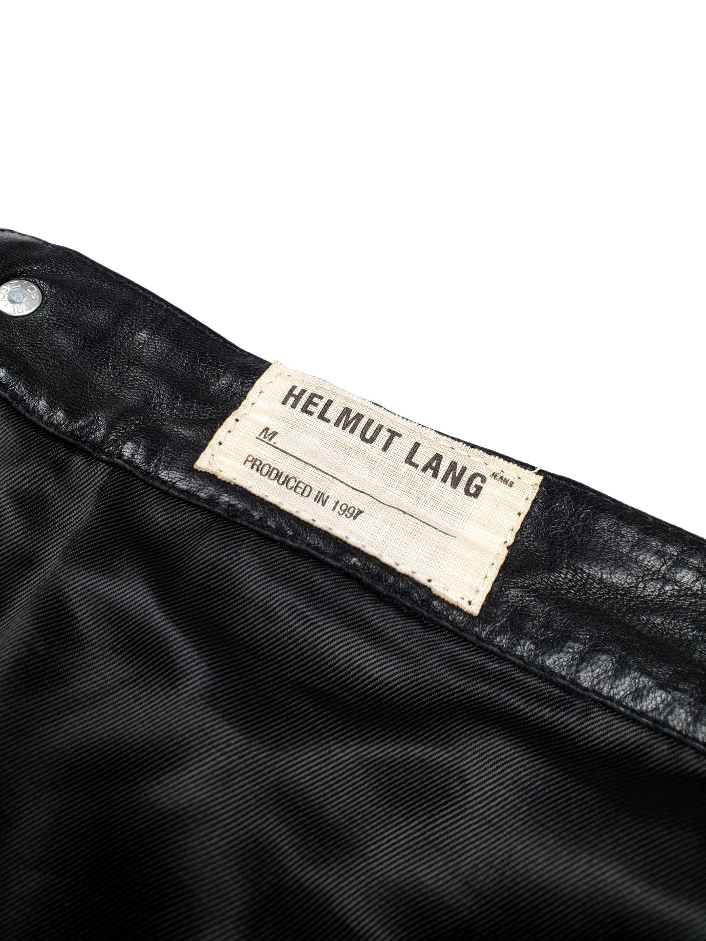 Helmut Lang 1997 Leather Pants