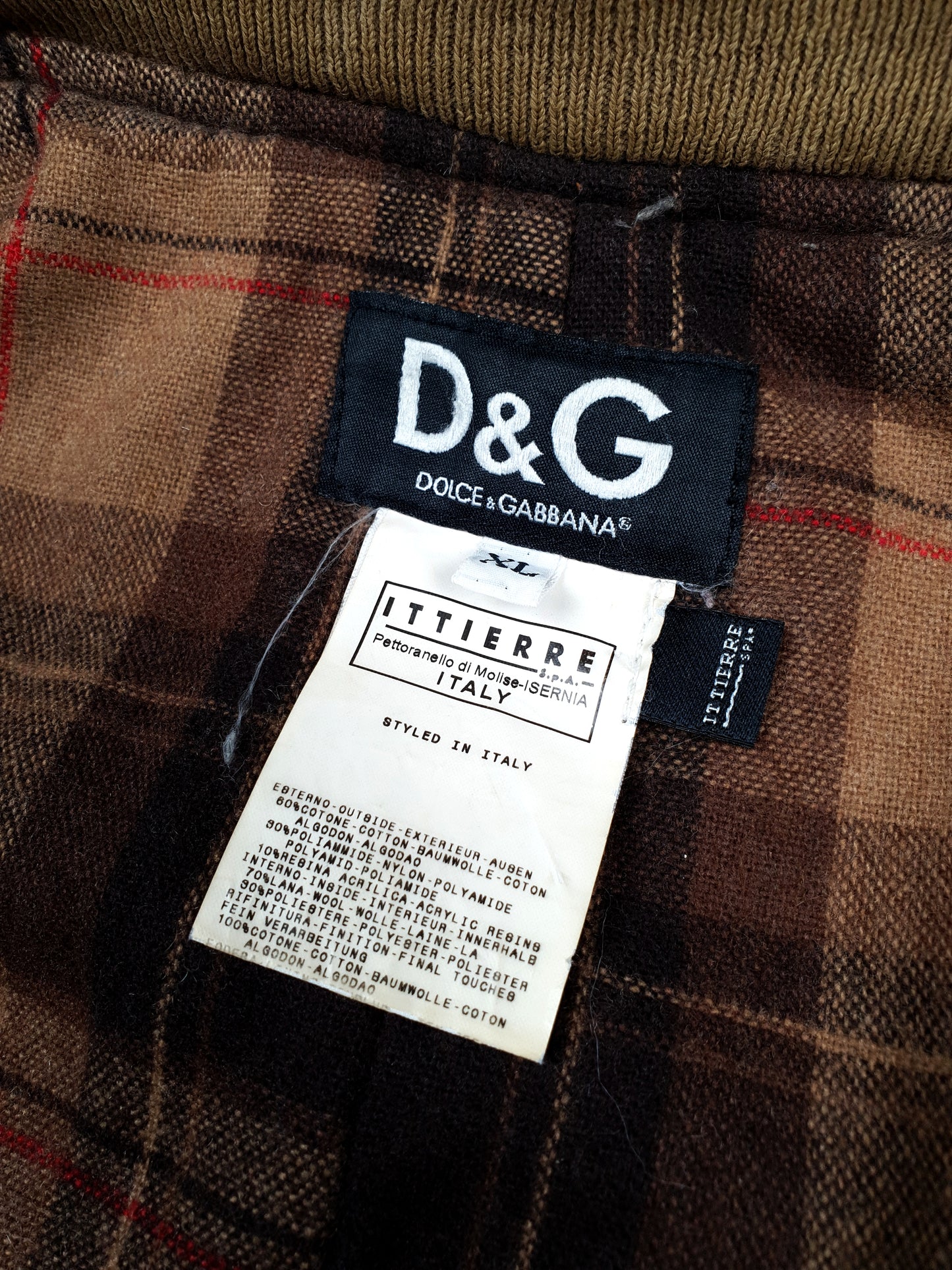 Dolce Gabbana Backzip-Workwear Jacket