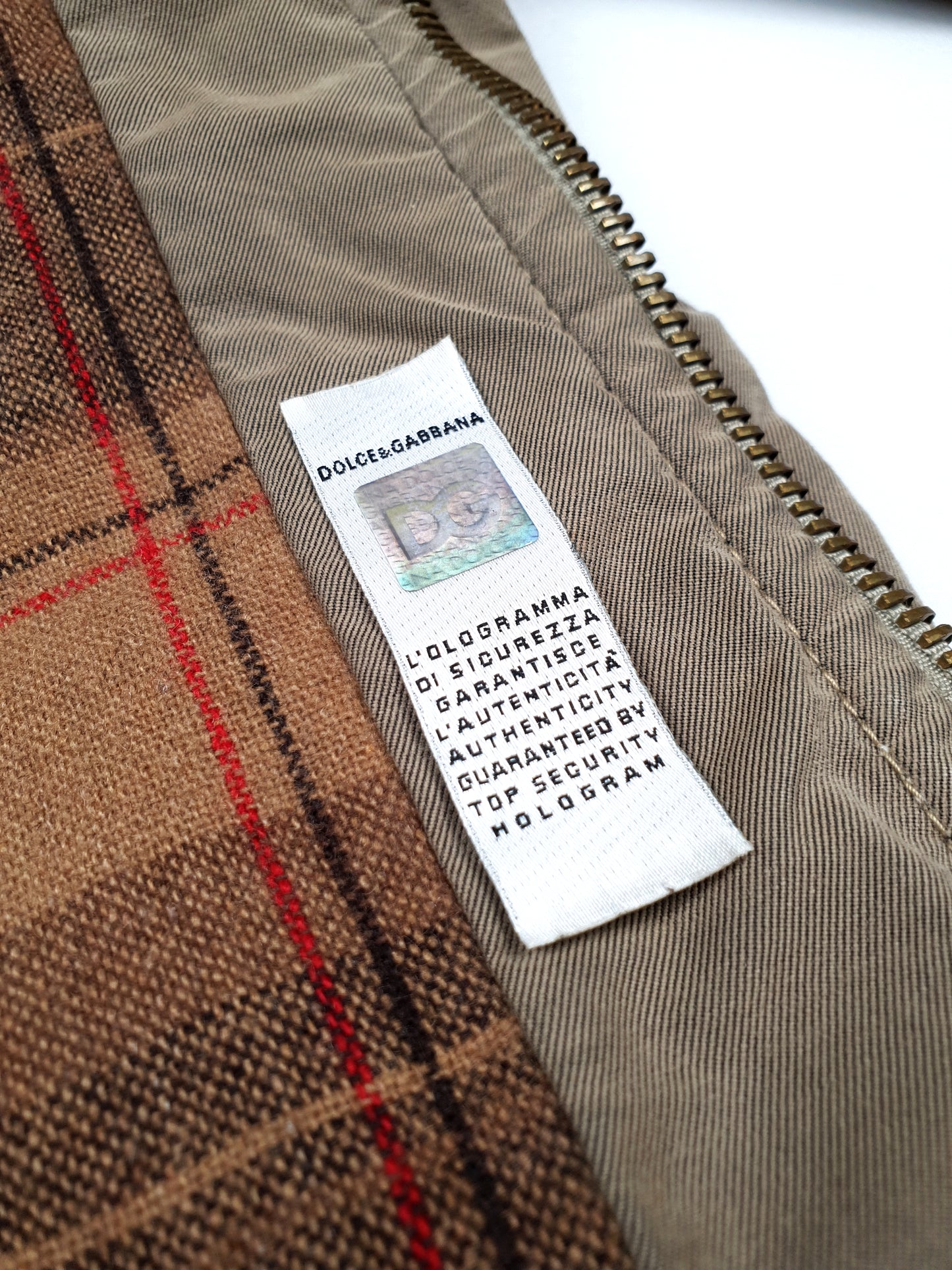 Dolce Gabbana Backzip-Workwear Jacket