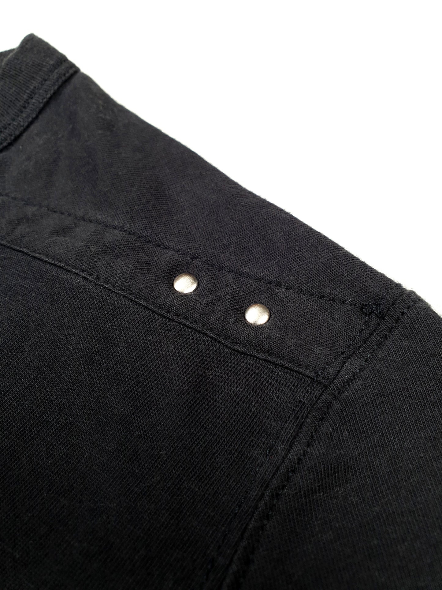 Rick Owens SS19 Babel metal-studs tshirt