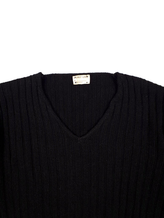 Helmut Lang Jeans AW97 Slashed Elbow Knit Sweater