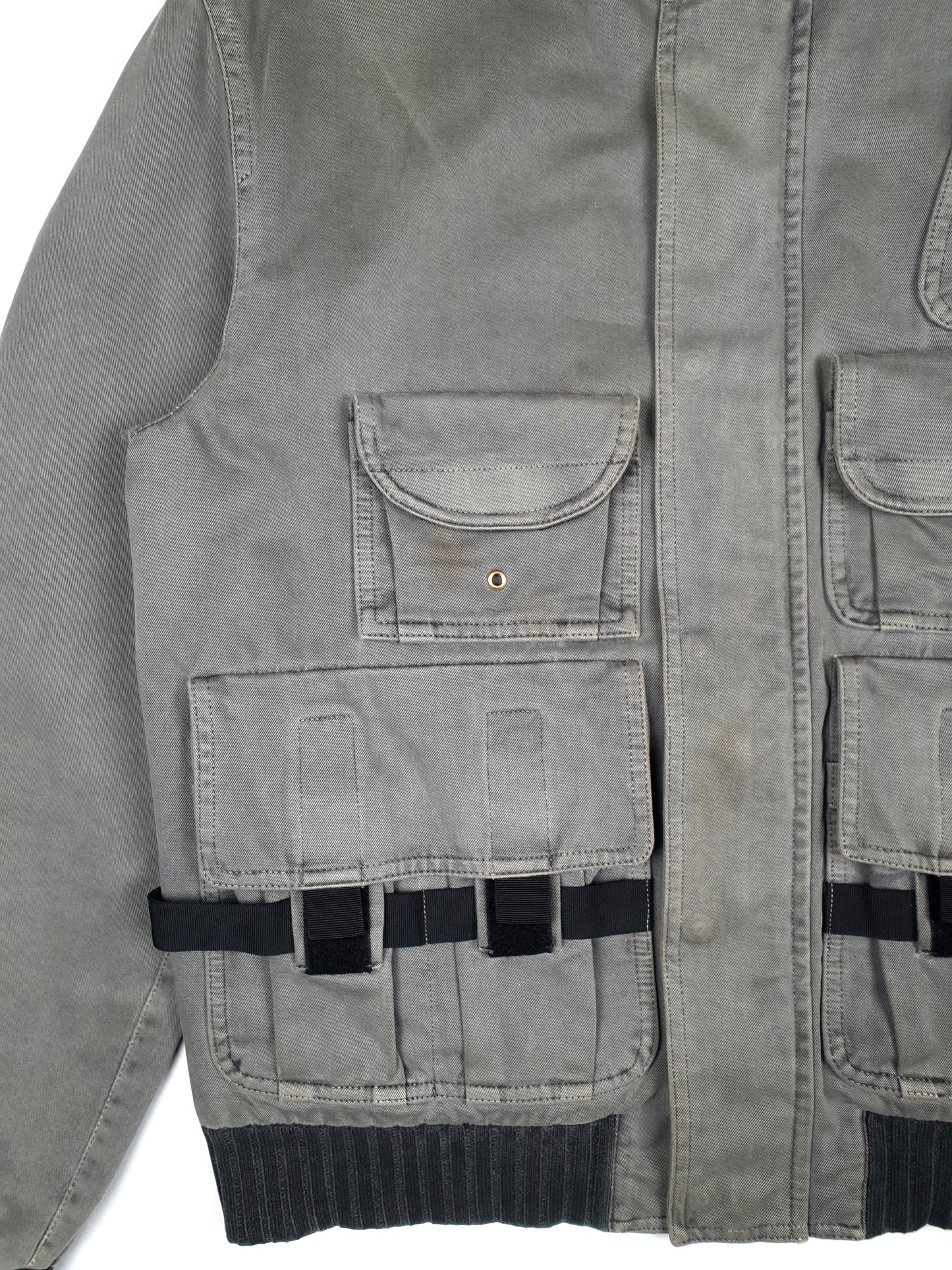 Dolce & Gabbana 2000s Multi-Pocket Cargo Bomber Jacket