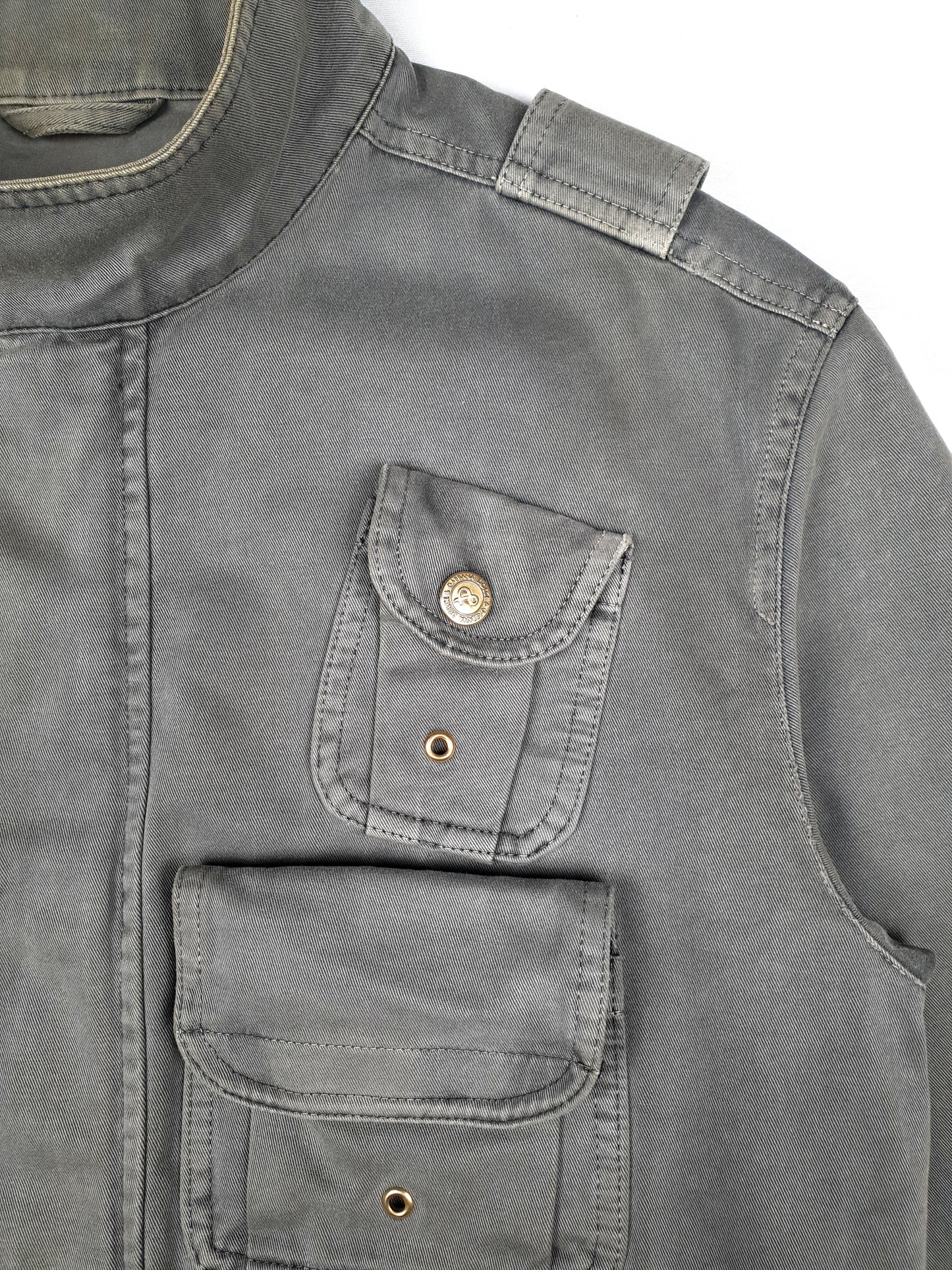 Dolce & Gabbana 2000s Multi-Pocket Cargo Bomber Jacket