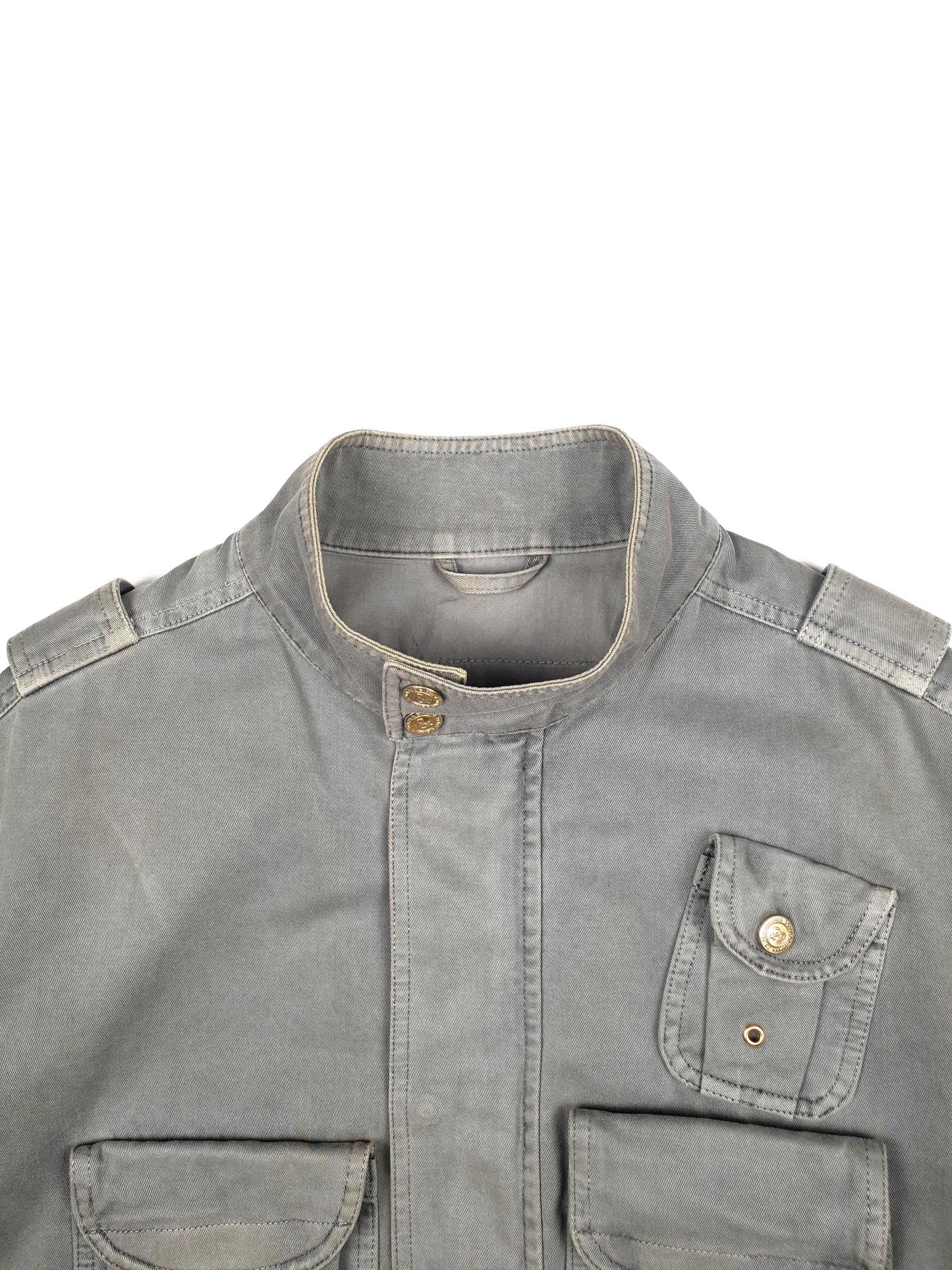 Dolce & Gabbana 2000s Multi-Pocket Cargo Bomber Jacket