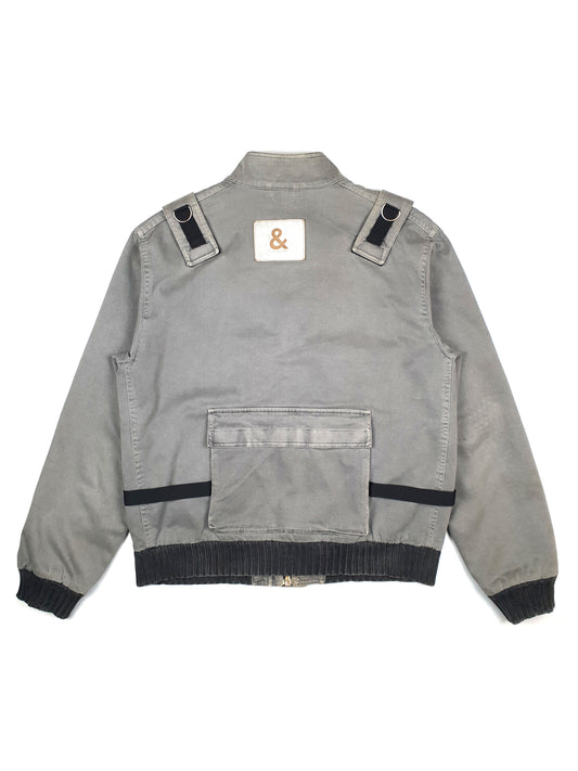 Dolce & Gabbana 2000s Multi-Pocket Cargo Bomber Jacket