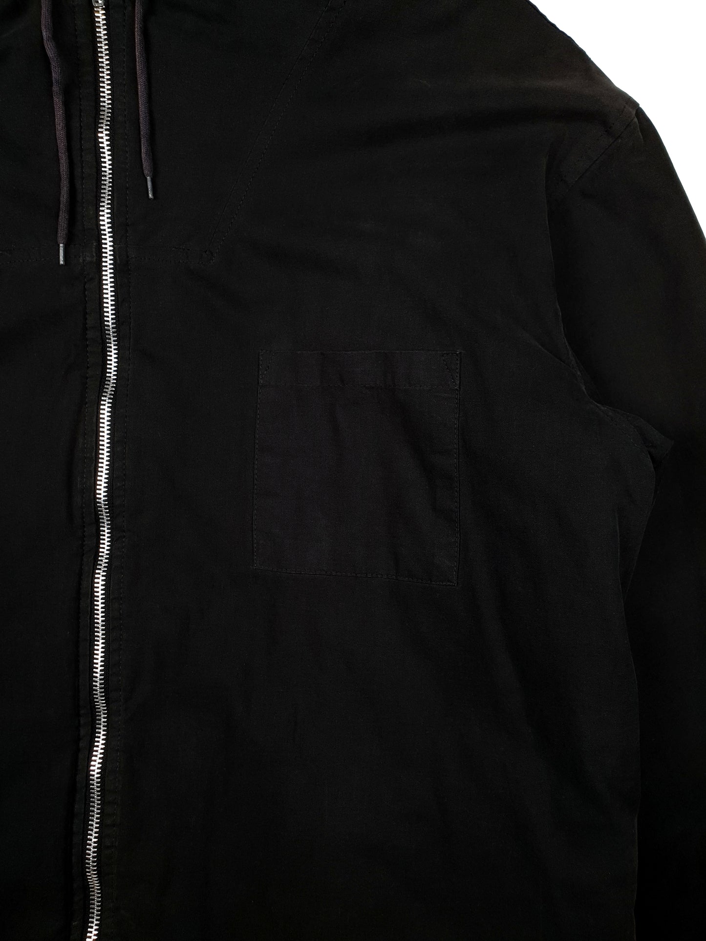 Helmut Lang Jeans AW99 Hooded Military Parka black
