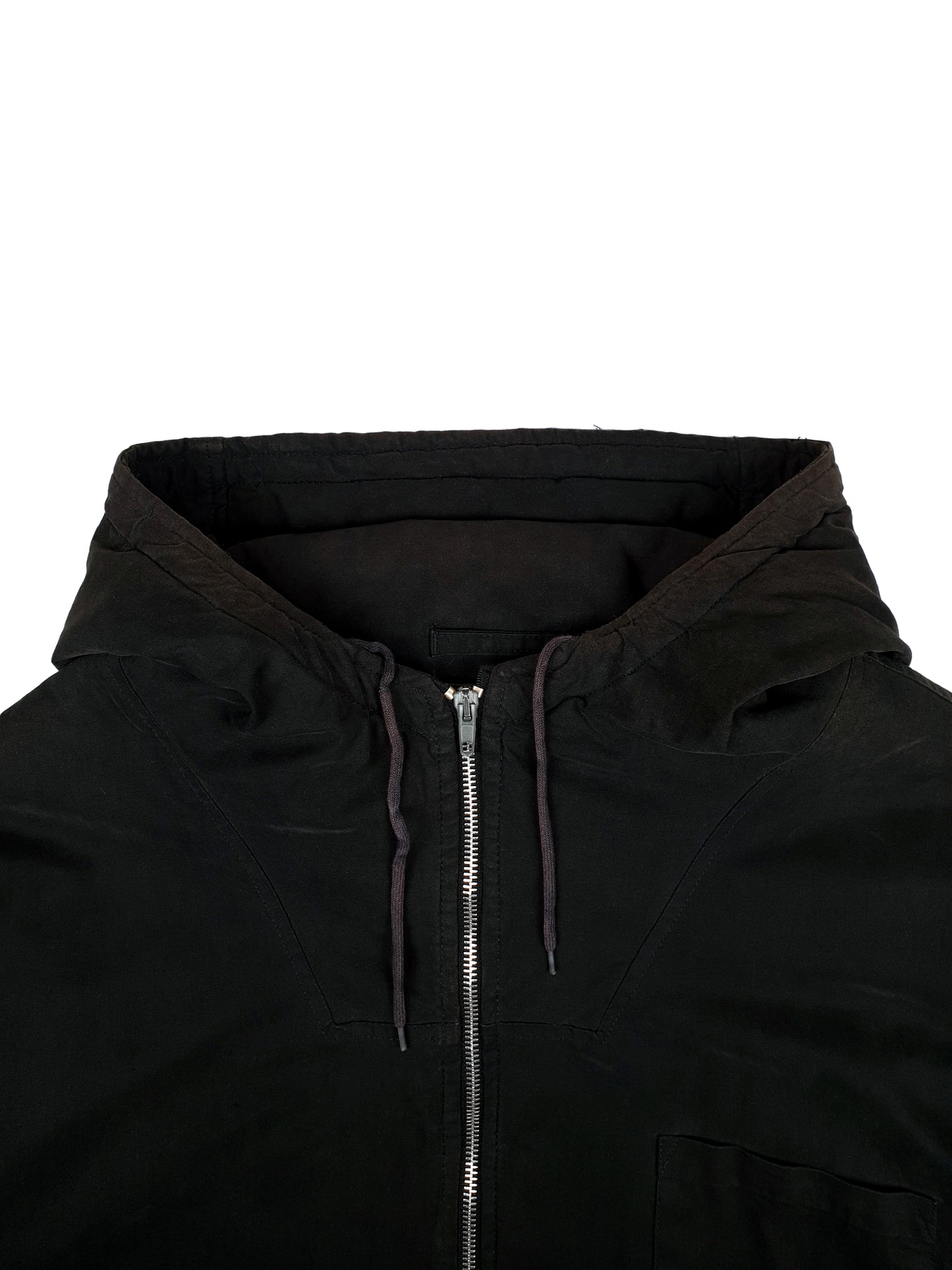 Helmut Lang Jeans AW99 Hooded Military Parka black