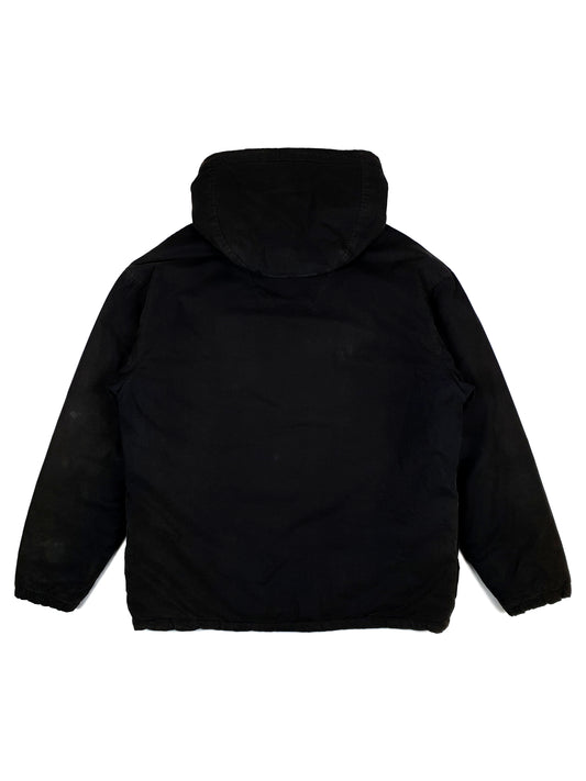 Helmut Lang Jeans AW99 Hooded Military Parka black