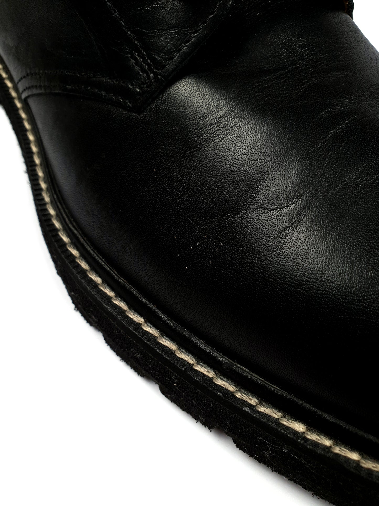 Maison Margiela AW17 Contrast-Lace Combat Boots