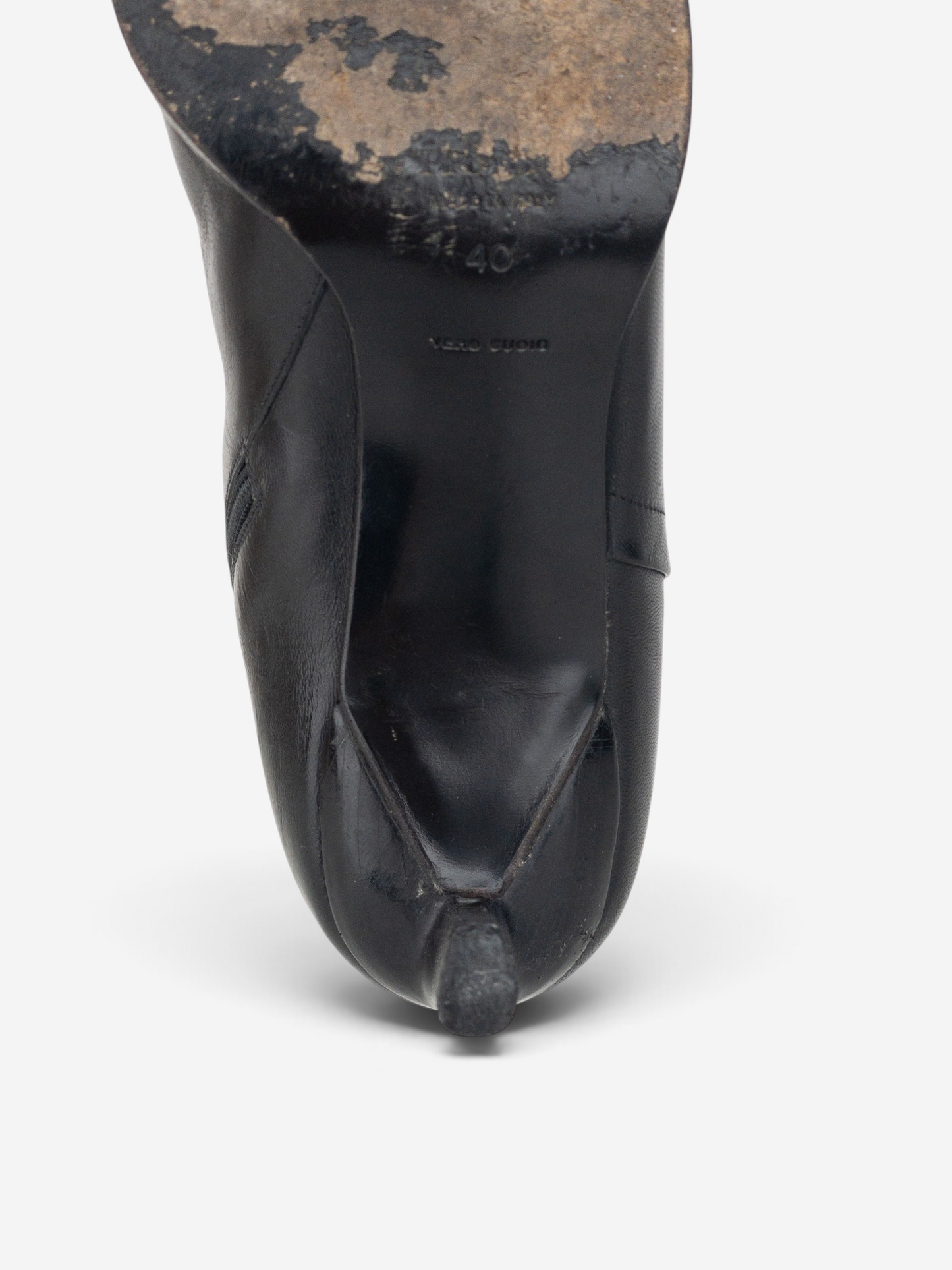 Prada 2000s Pointed-Toe Western Ankle Heel Boots – product view 10