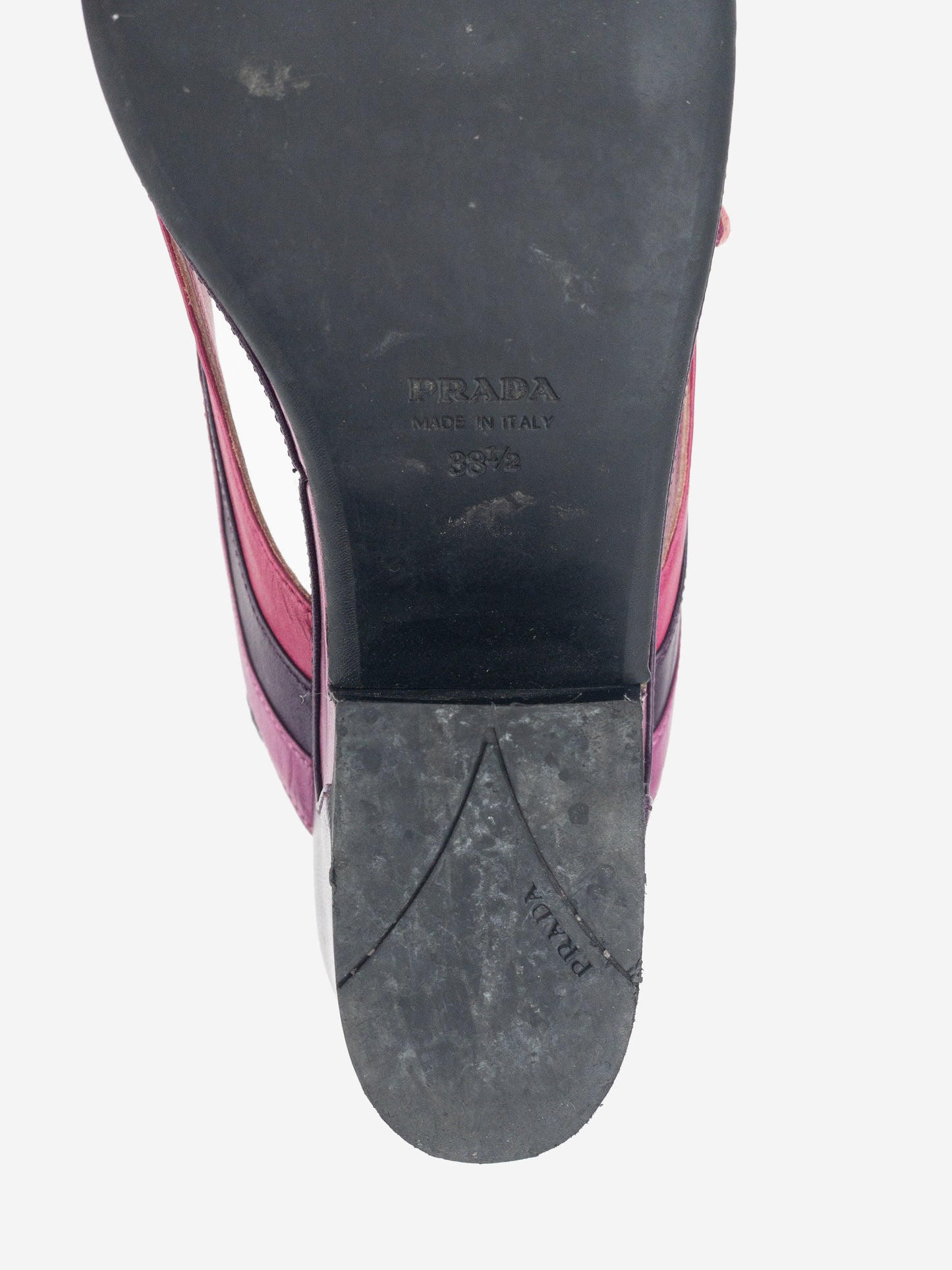 Prada AW04 Sculptural Tie Dye Velvet Sandal Platform Wedge Heels