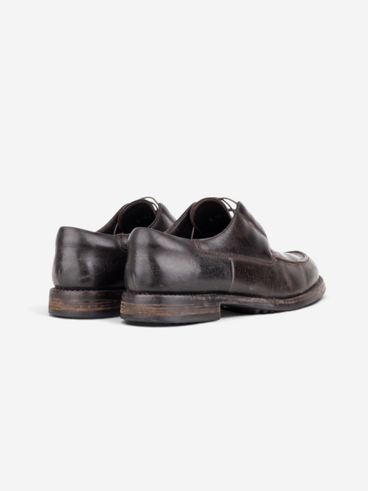 Prada AW99 Split Toe Derby Shoes – angled view