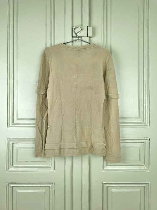 Carol Christian Poell SS02 'TRADITIONAL ESCAPE' Double Layer Longsleeve