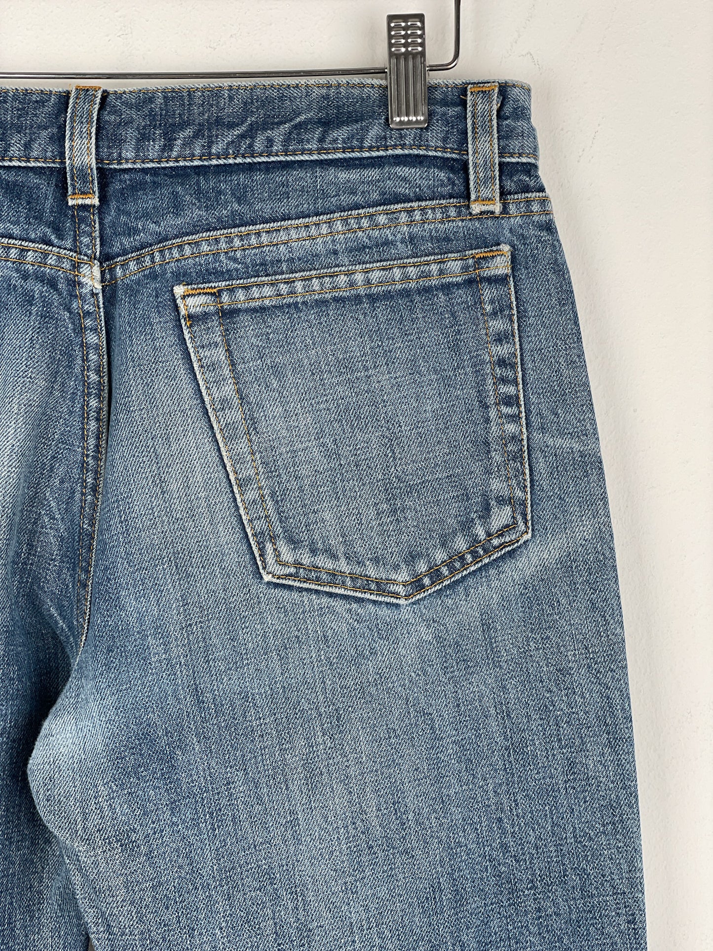 Helmut Lang 1990s Washed Distressed Denim Jeans