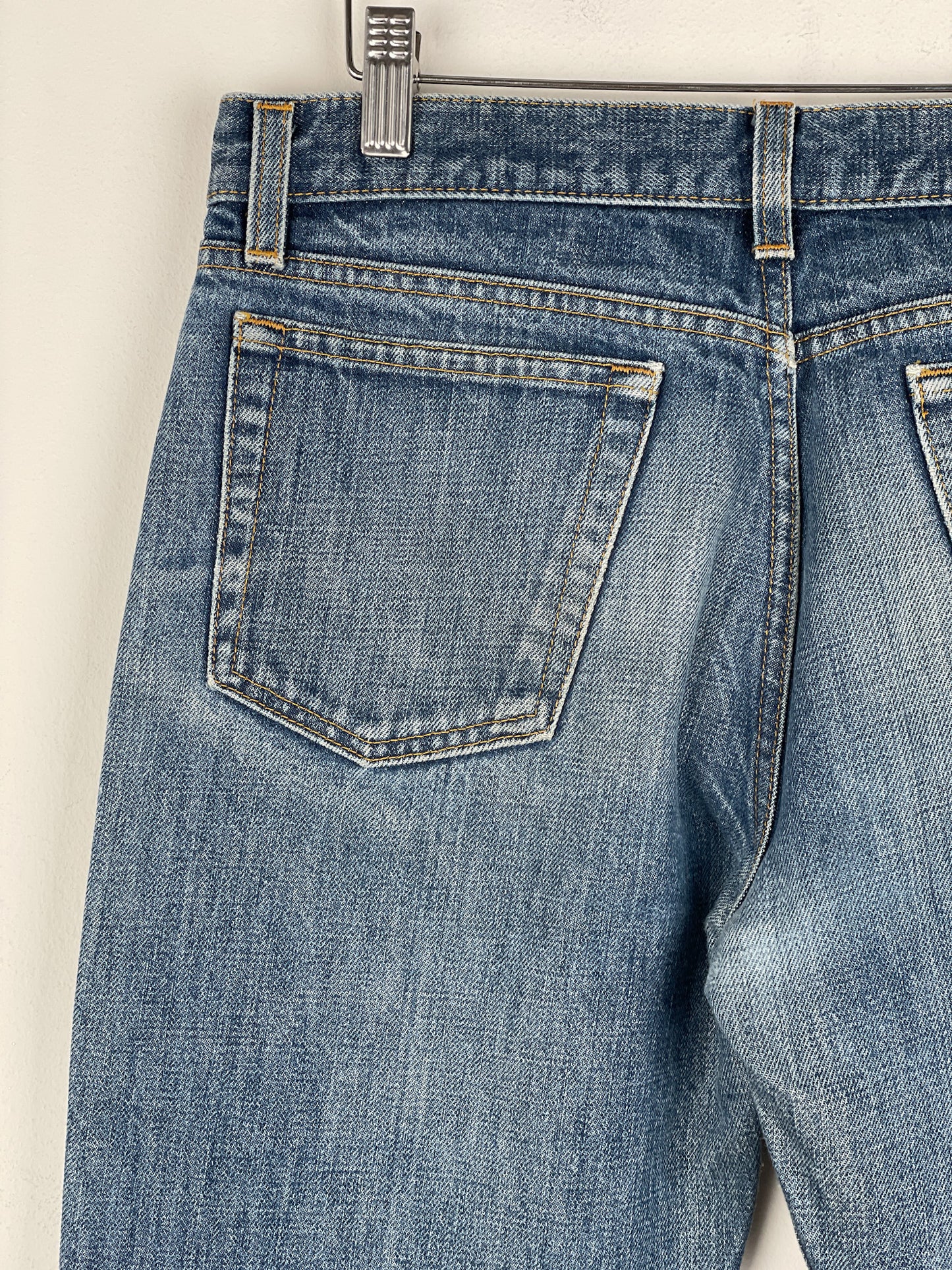 Helmut Lang 1990s Washed Distressed Denim Jeans