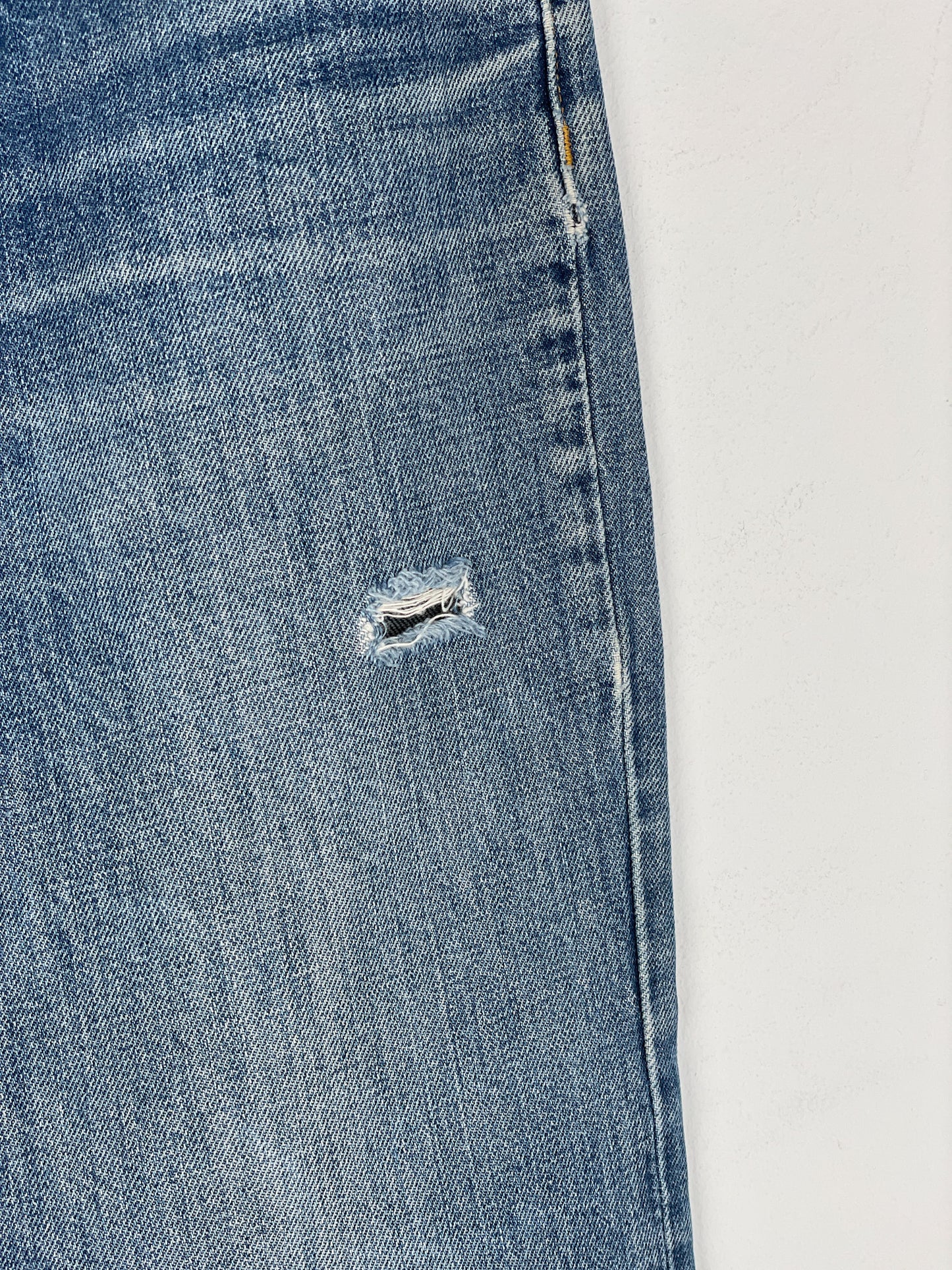 Helmut Lang 1990s Washed Distressed Denim Jeans