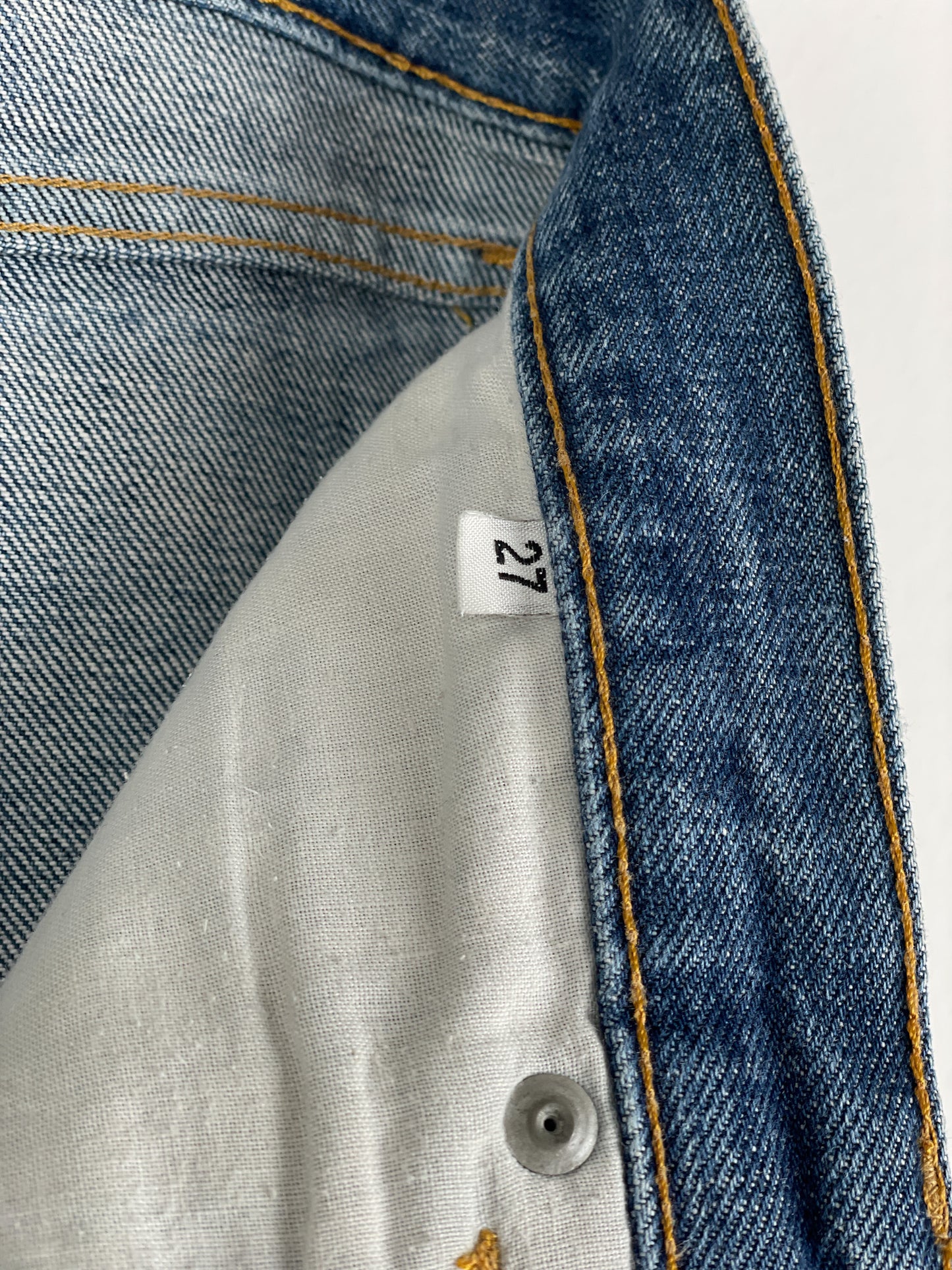 Helmut Lang 1990s Washed Distressed Denim Jeans
