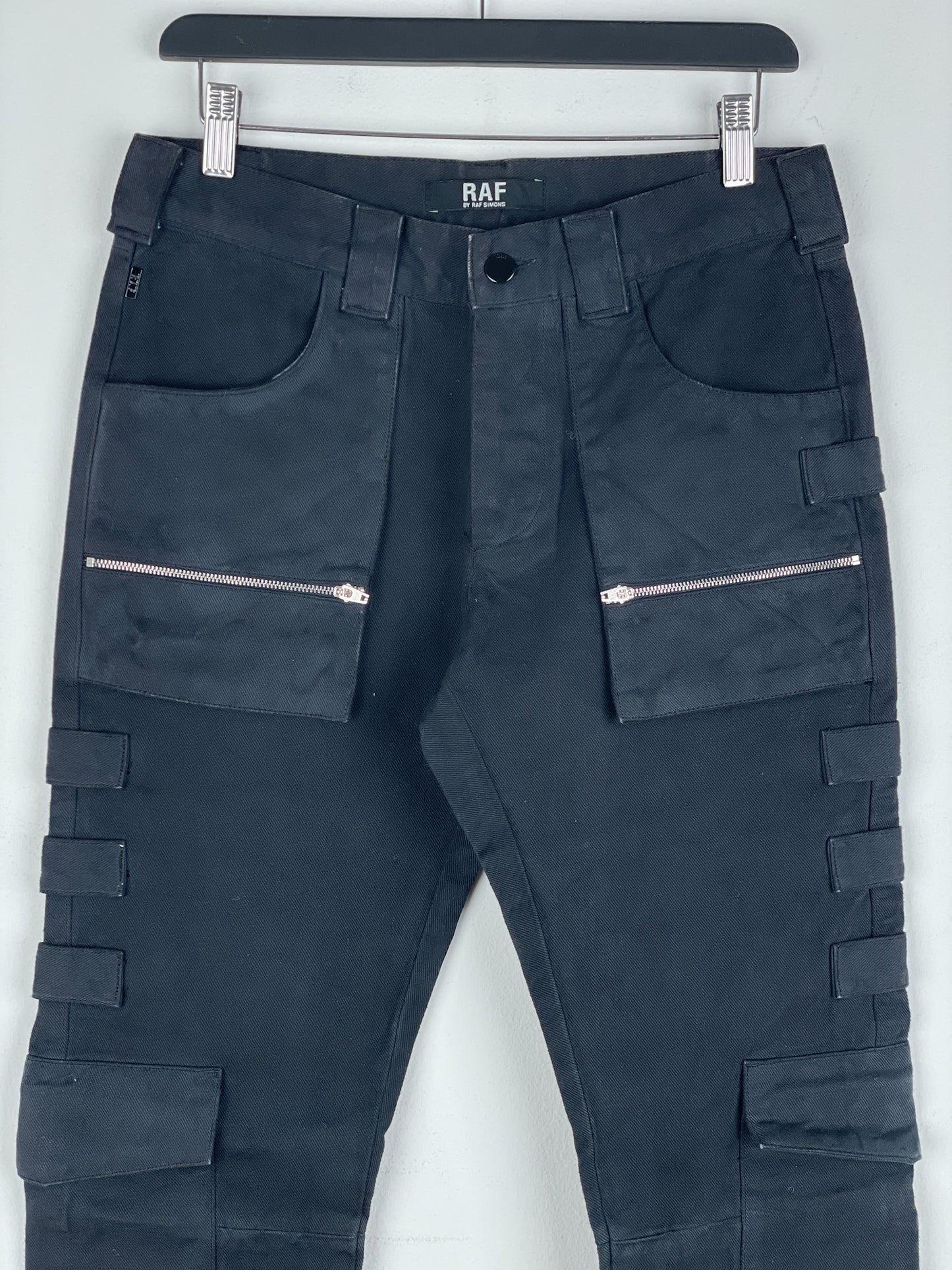 RAF by Raf Simons AW98 'Radioactivity' Multi-Pocket Cargo Pants