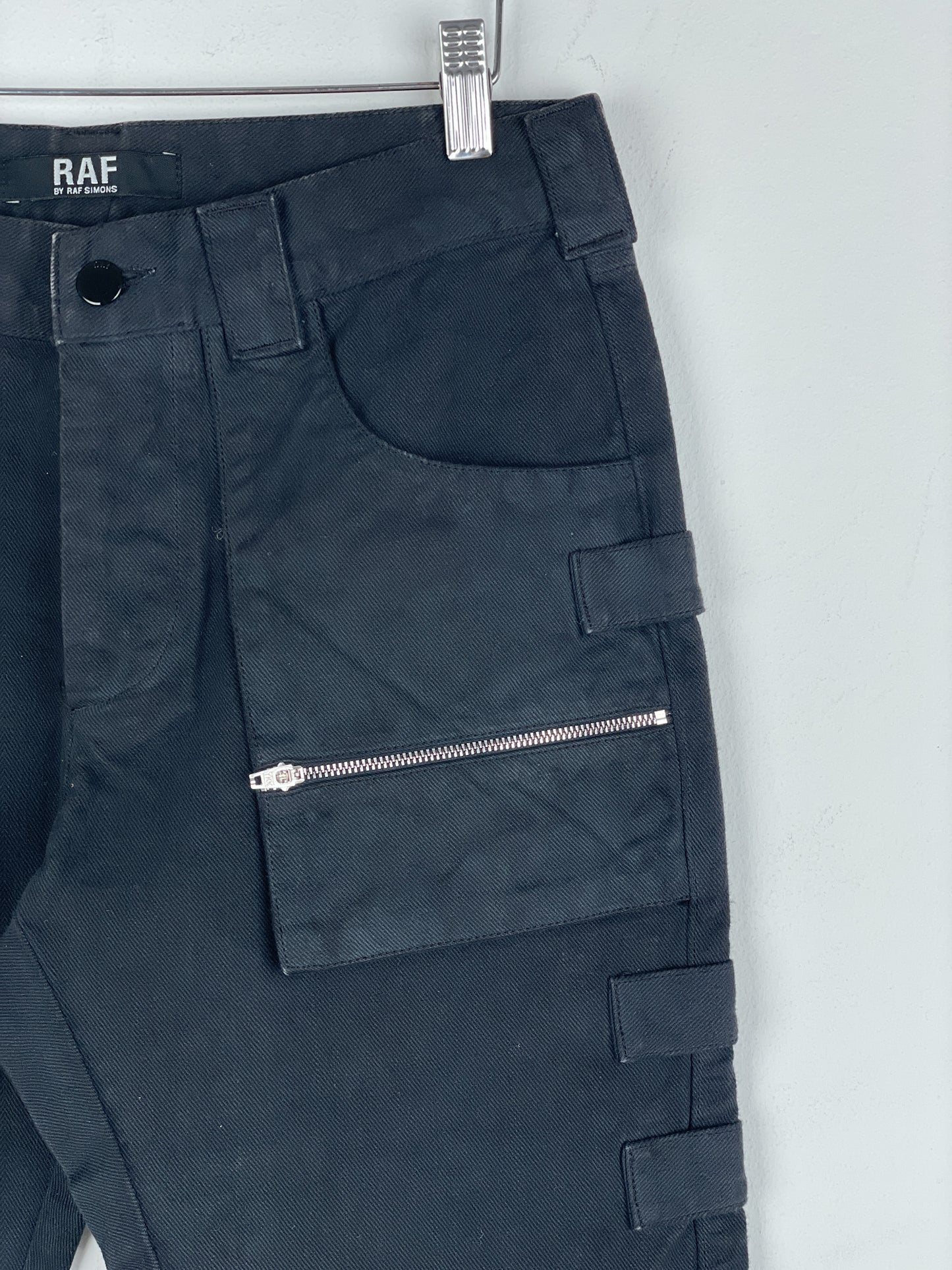 RAF by Raf Simons AW98 'Radioactivity' Multi-Pocket Cargo Pants