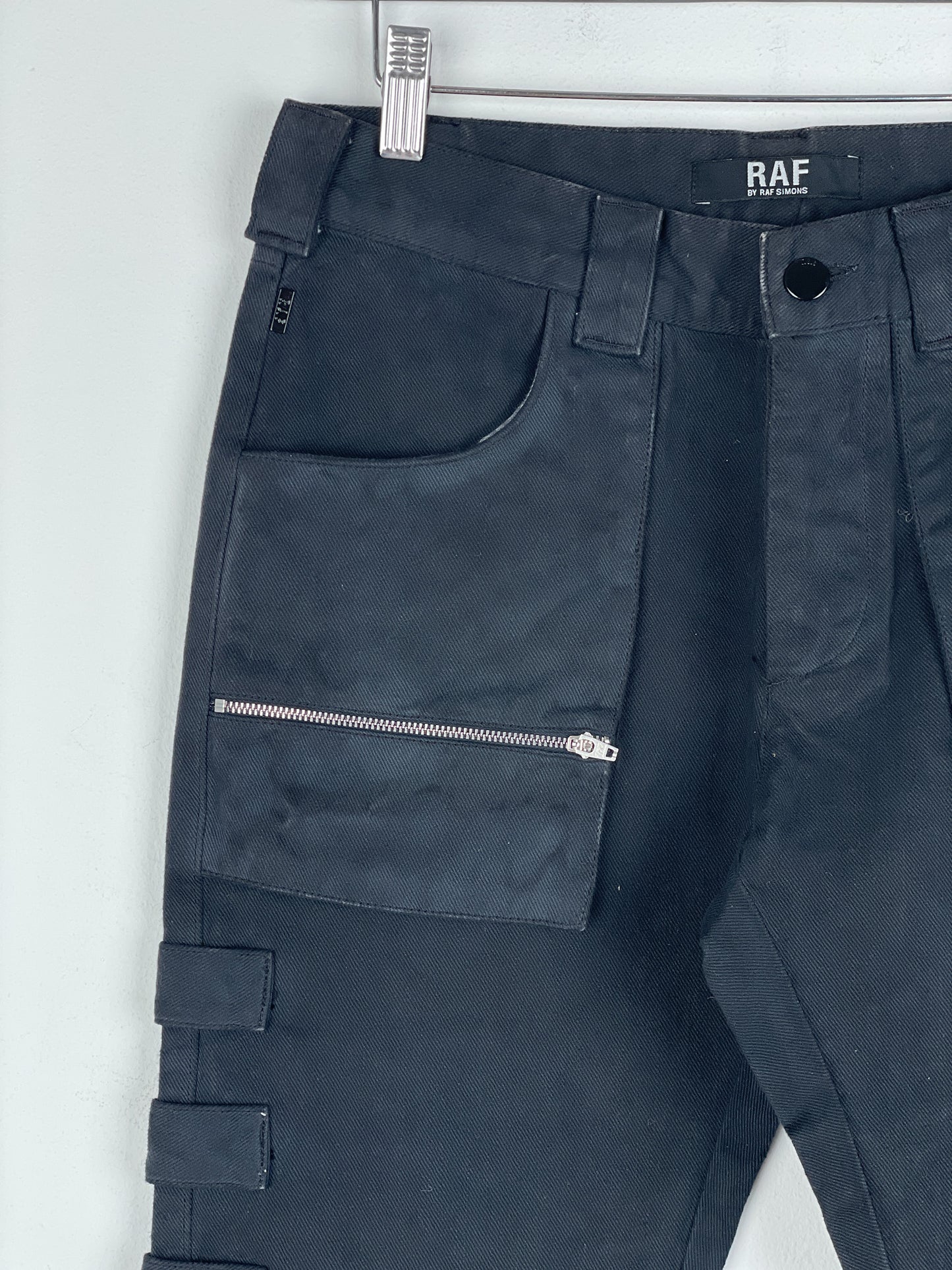 RAF by Raf Simons AW98 'Radioactivity' Multi-Pocket Cargo Pants