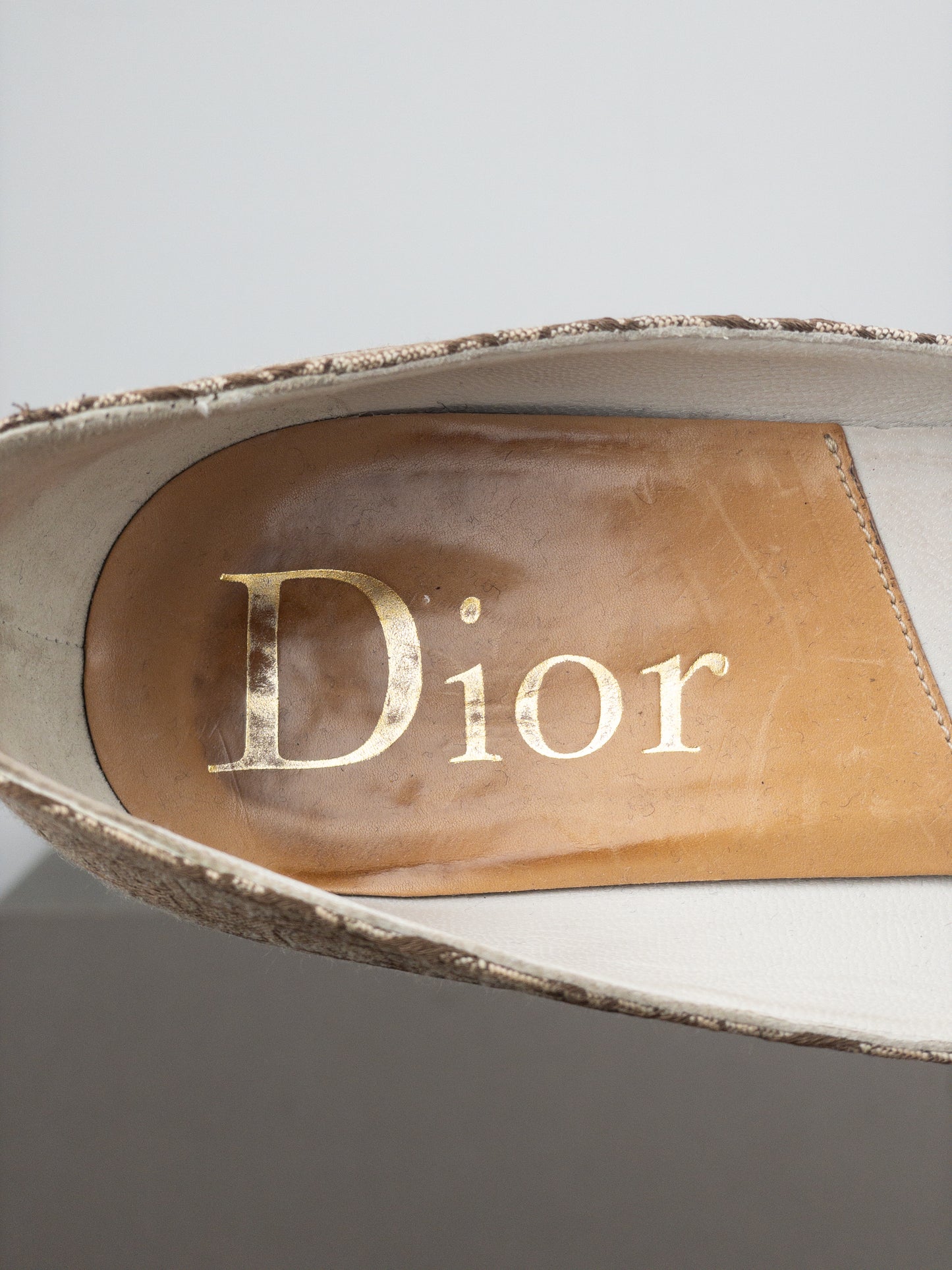 Dior by Galliano SS02 ‘Street Chic’ Buckle Monogram Pump Heels