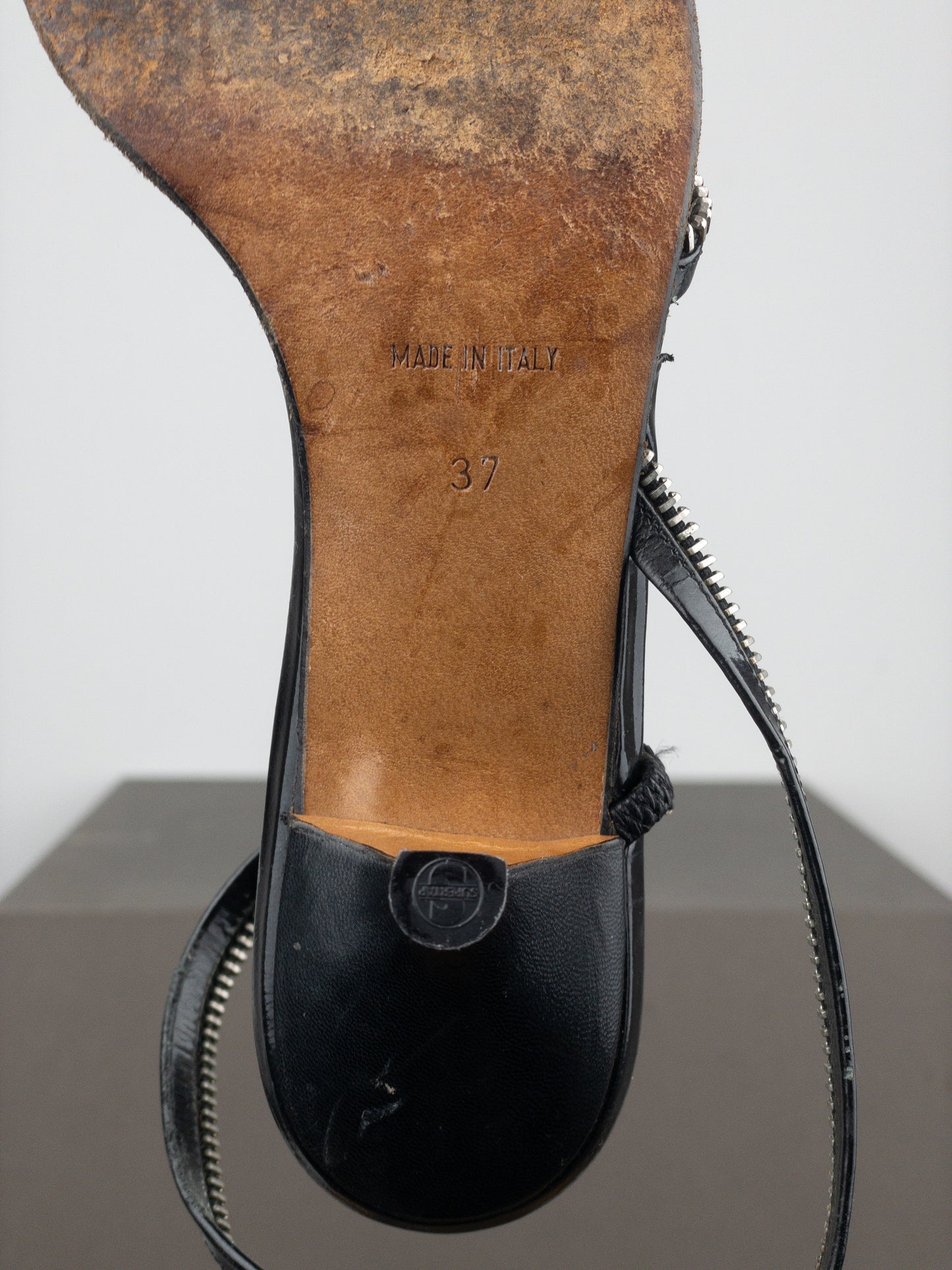 Dior by Galliano SS01 Zipper Sandal Heels