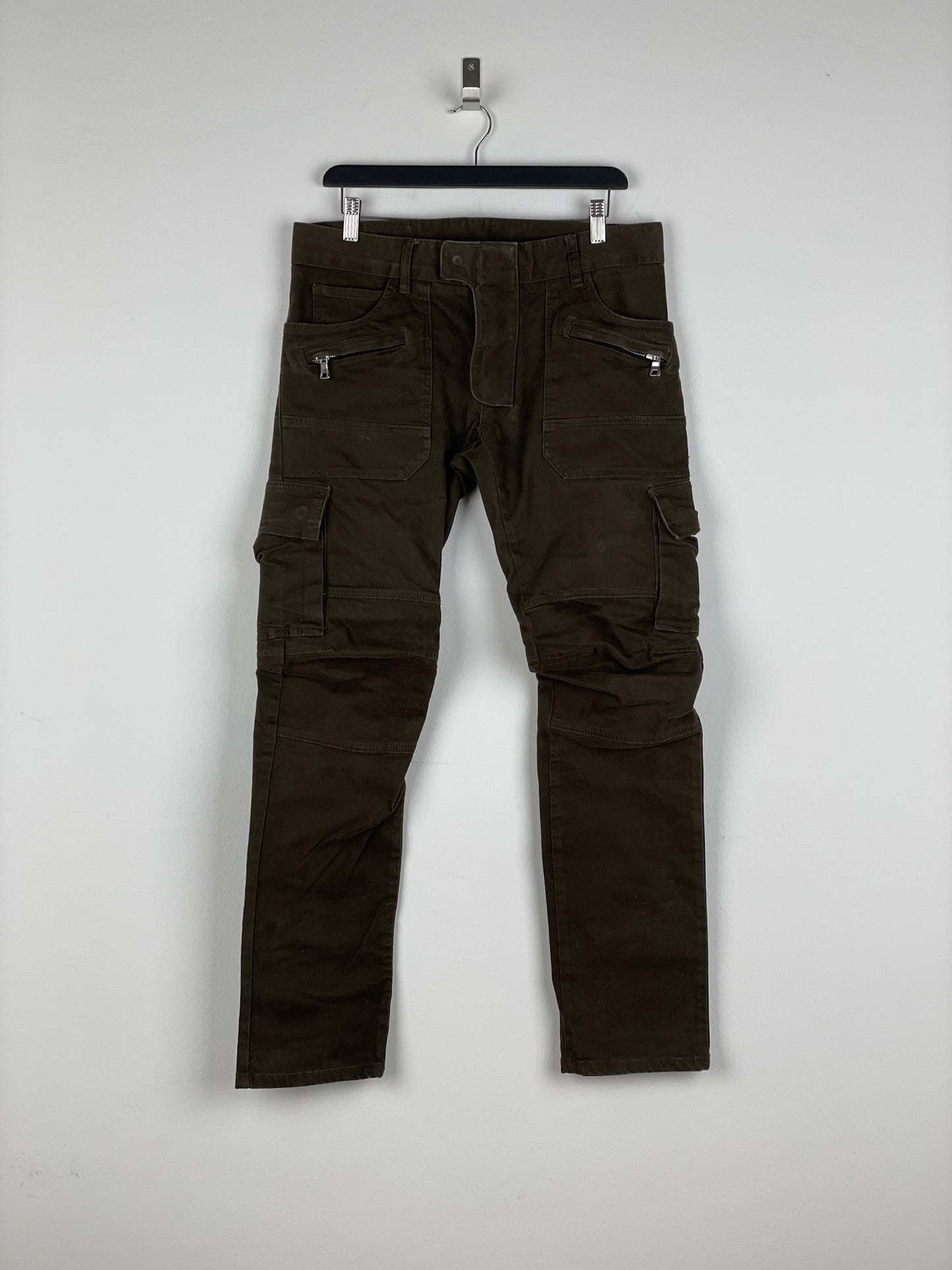 Balmain SS11 Decarnin Biker Cargo Pants