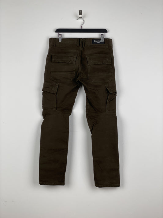 Balmain SS11 Decarnin Biker Cargo Pants