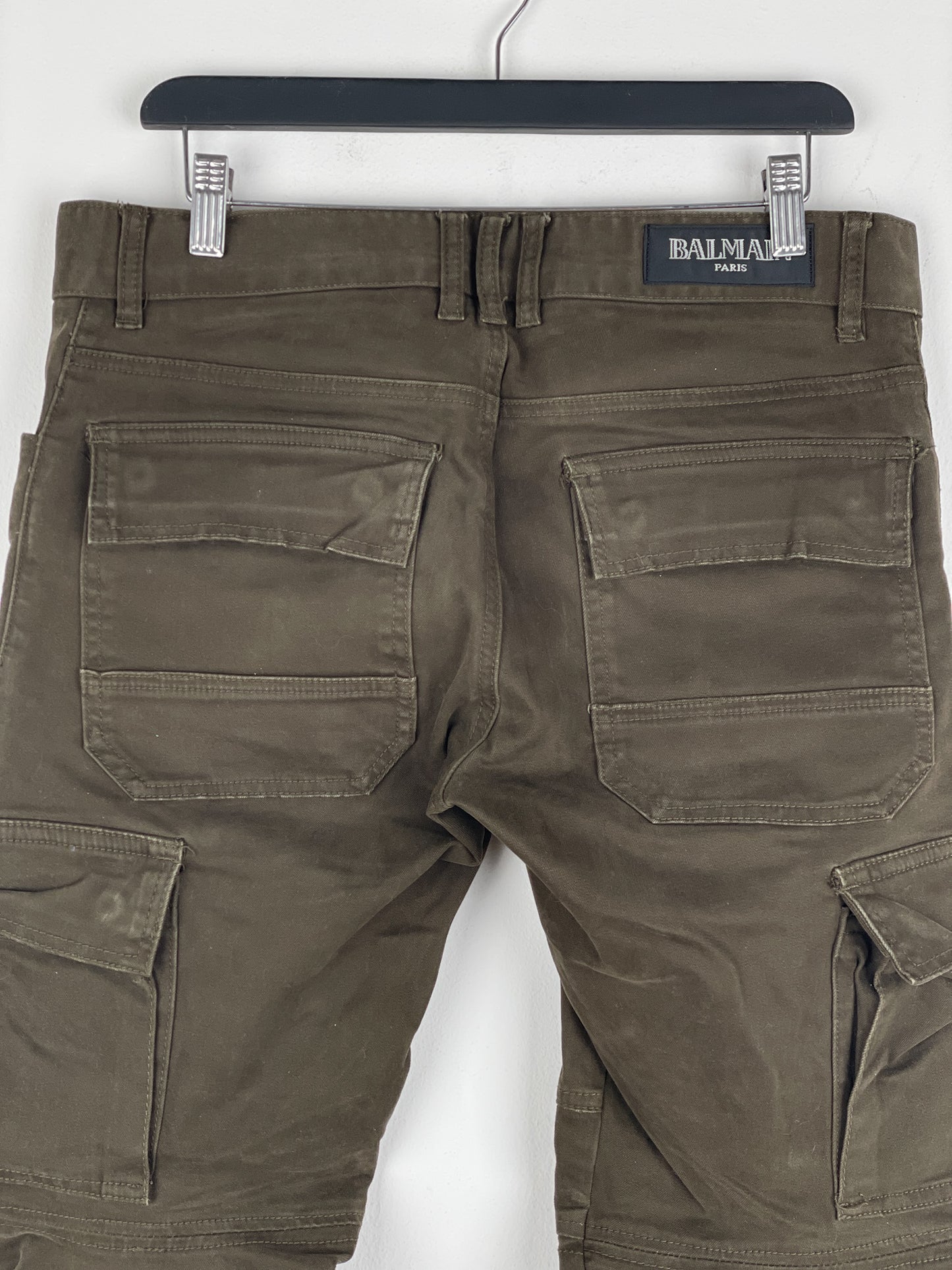 Balmain SS11 Decarnin Biker Cargo Pants