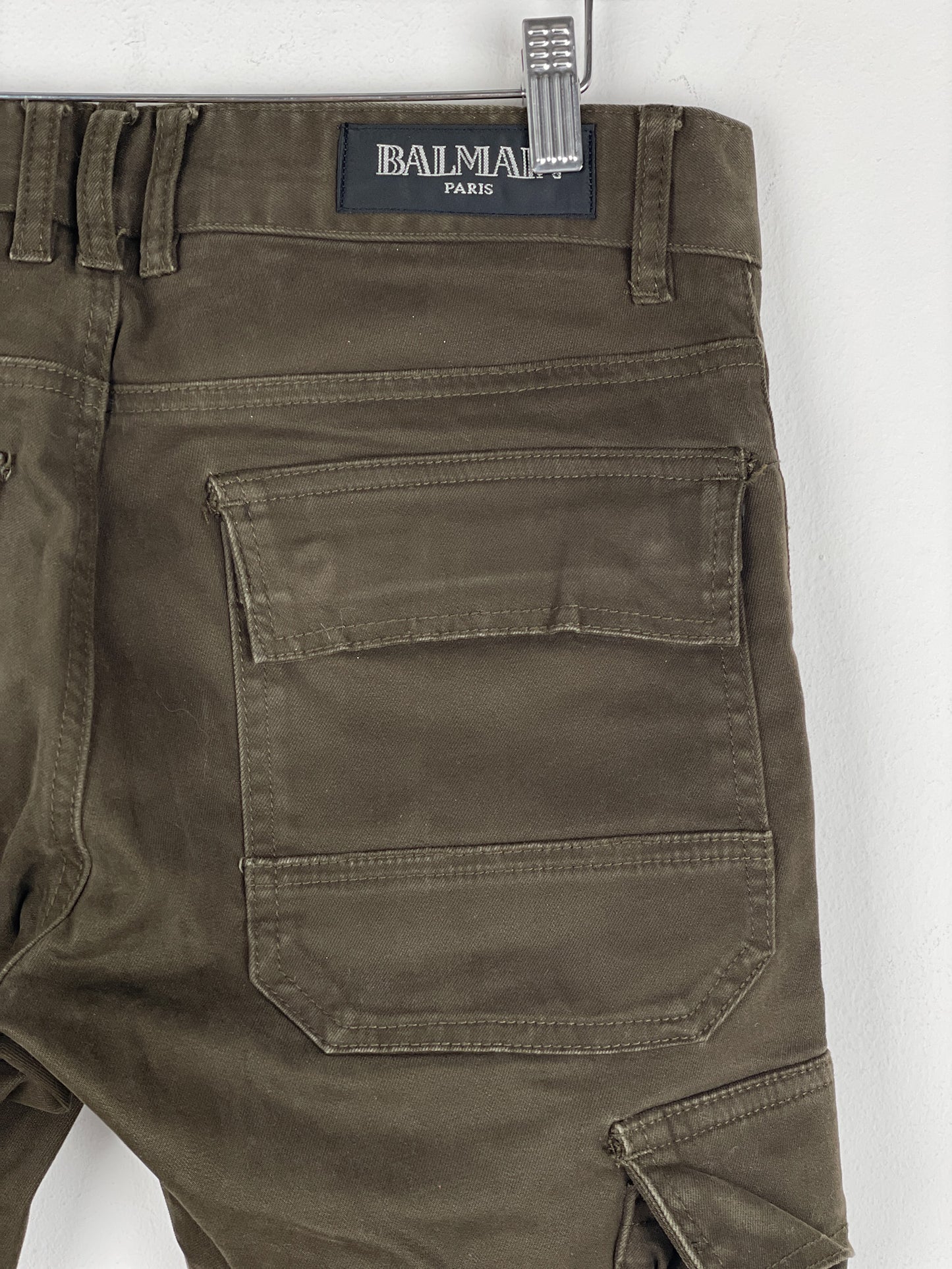 Balmain SS11 Decarnin Biker Cargo Pants