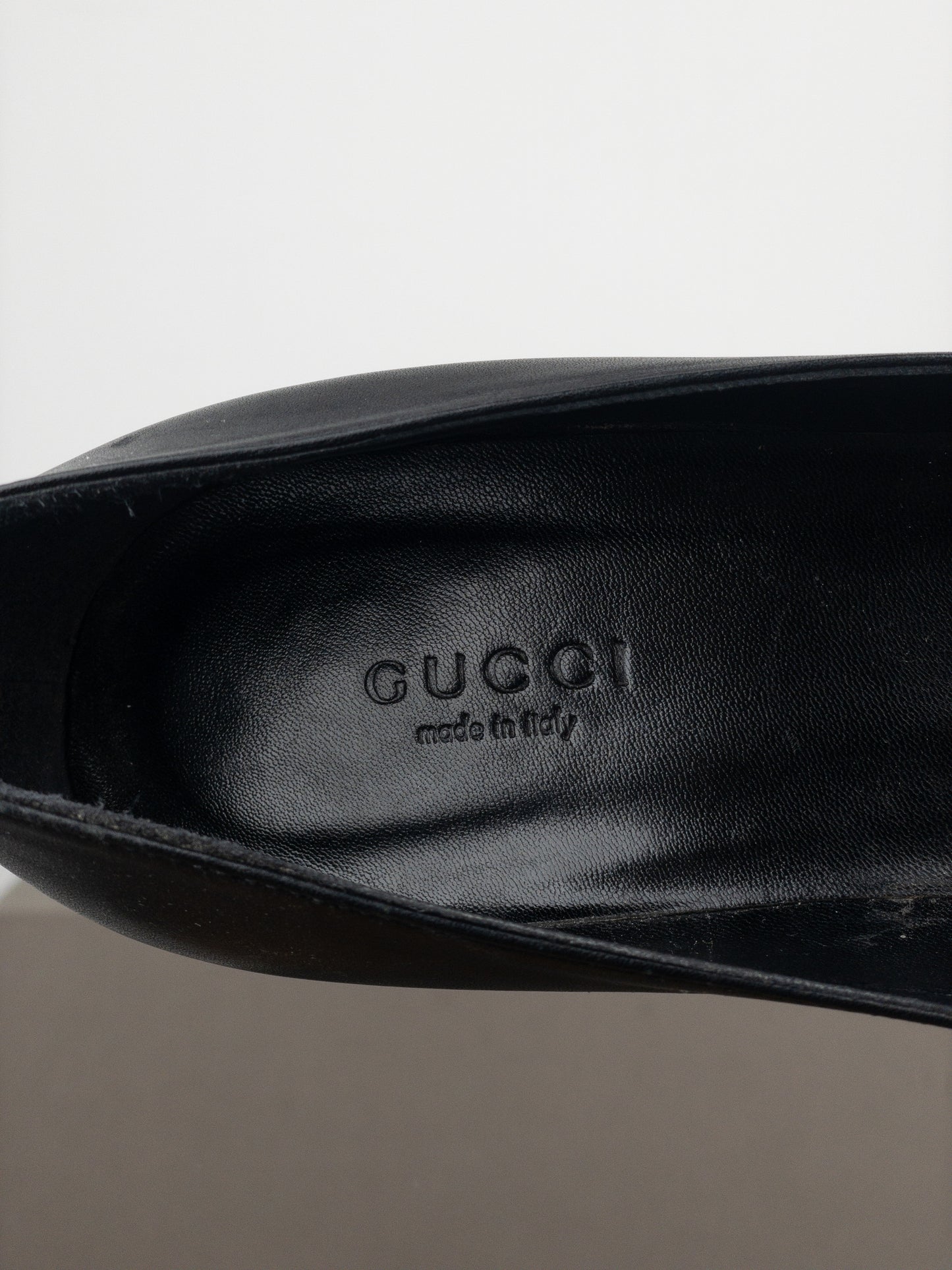 Gucci by Tom Ford 1990s Pointed-Toe Horsebit Pump Heels