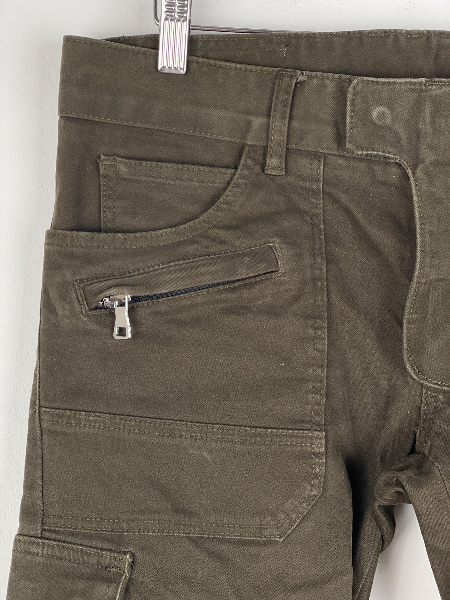 Balmain SS11 Decarnin Biker Cargo Pants