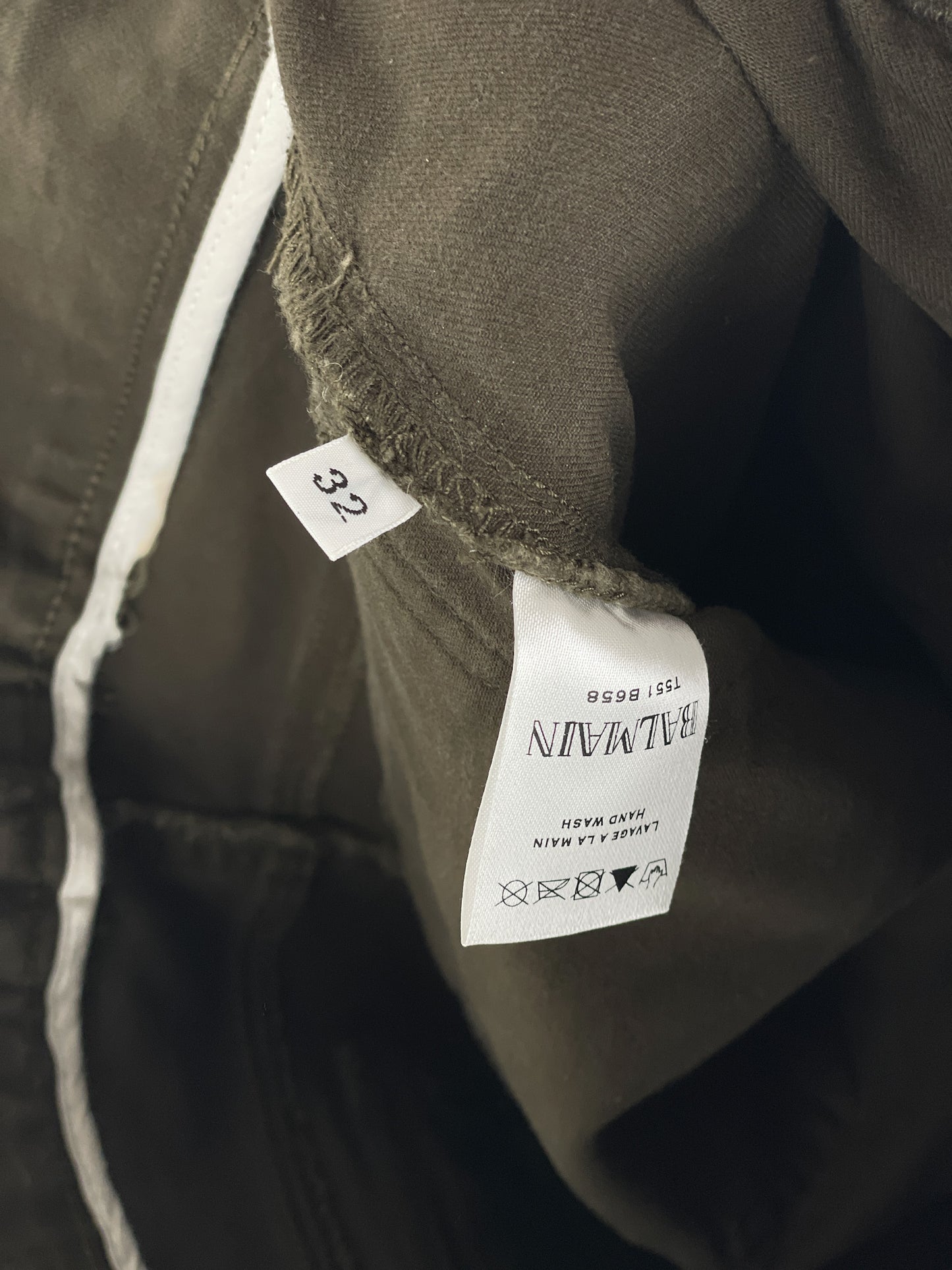 Balmain SS11 Decarnin Biker Cargo Pants