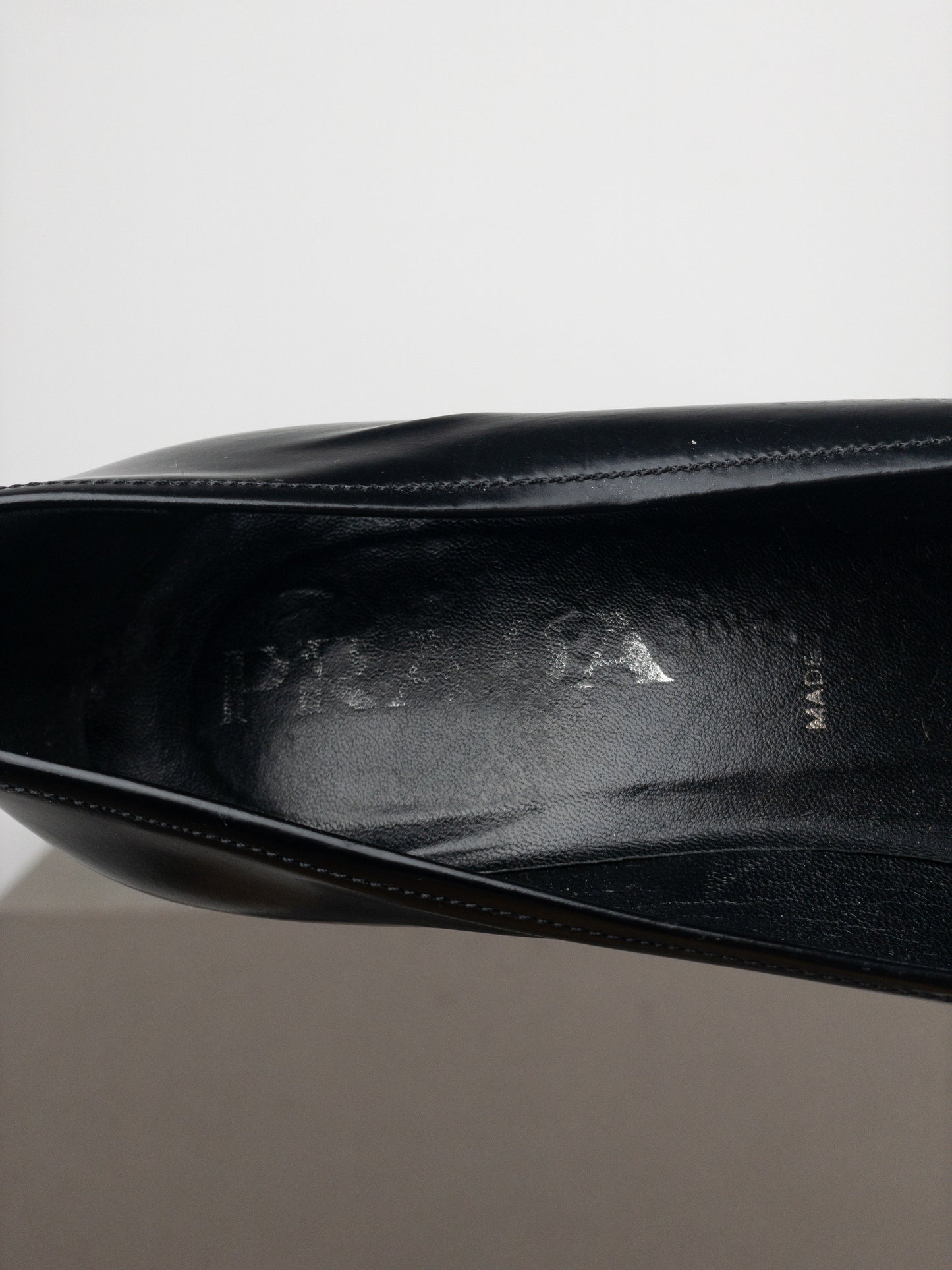 Prada 2000s Pointed Toe Pump Kitten Heels